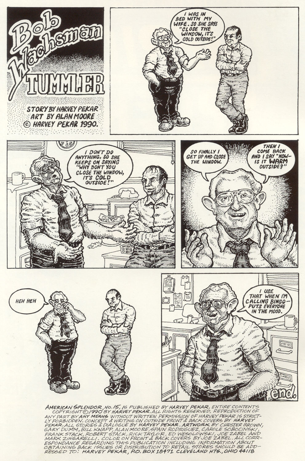 Read online American Splendor (1976) comic -  Issue #15 - 3