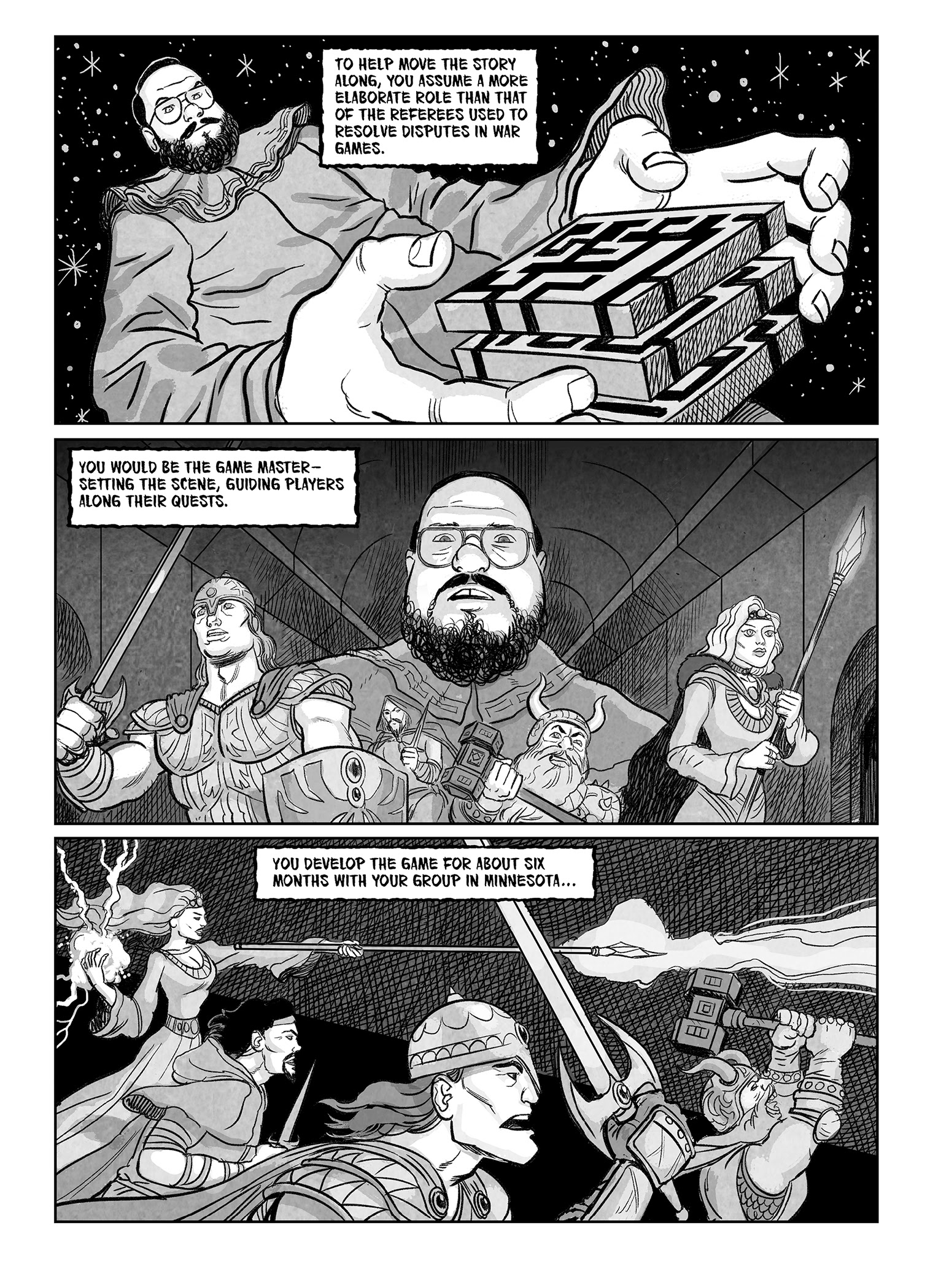 Read online Rise of the Dungeon Master: Gary Gygax and the Creation of D&D comic -  Issue # TPB - 54