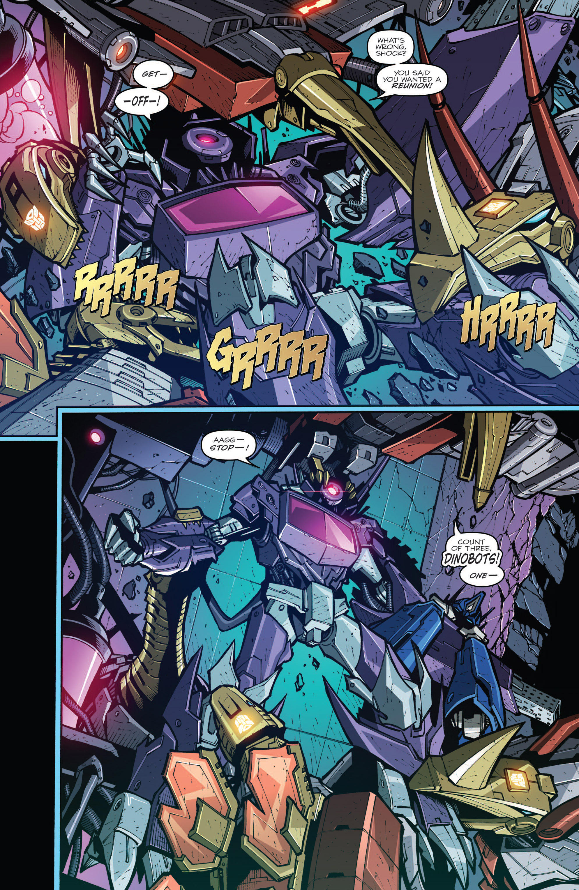 Read online The Transformers Prime: Rage of the Dinobots comic -  Issue #4 - 19