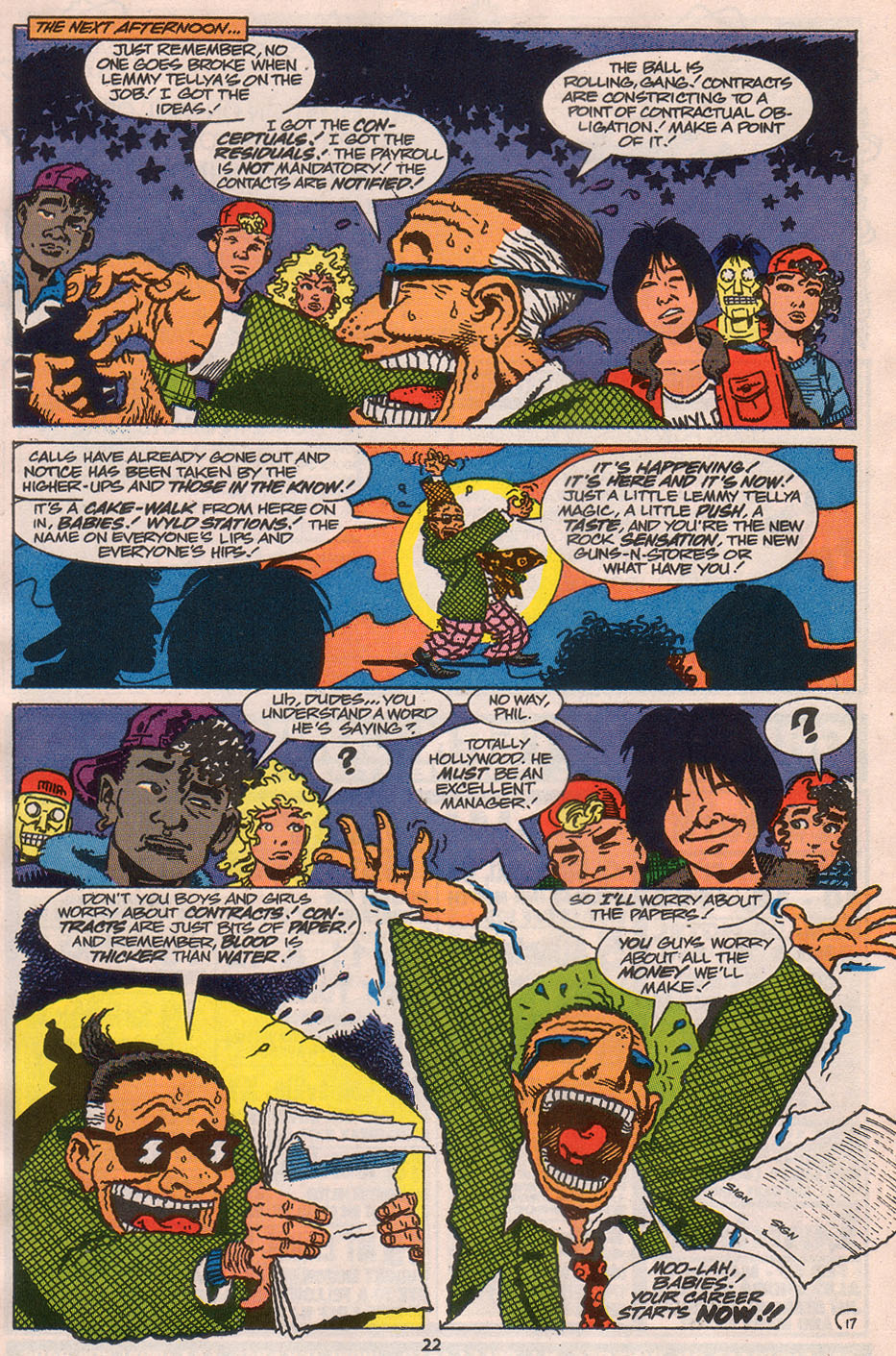 Read online Bill & Ted's Excellent Comic Book comic -  Issue #3 - 24