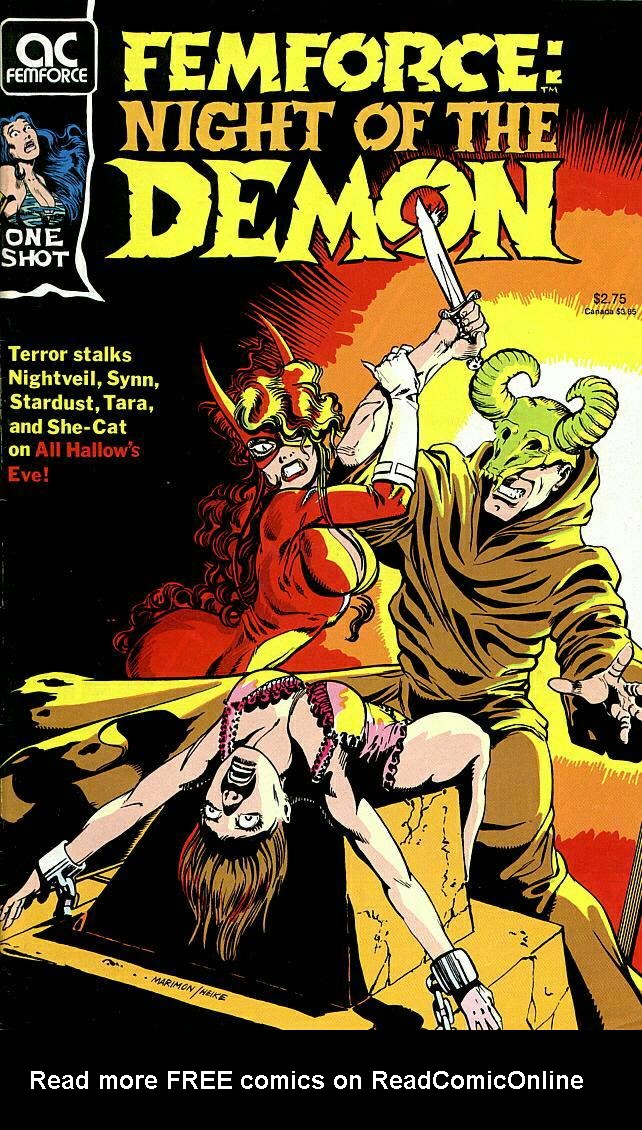 Read online Femforce Night of the Demon comic -  Issue # Full - 1