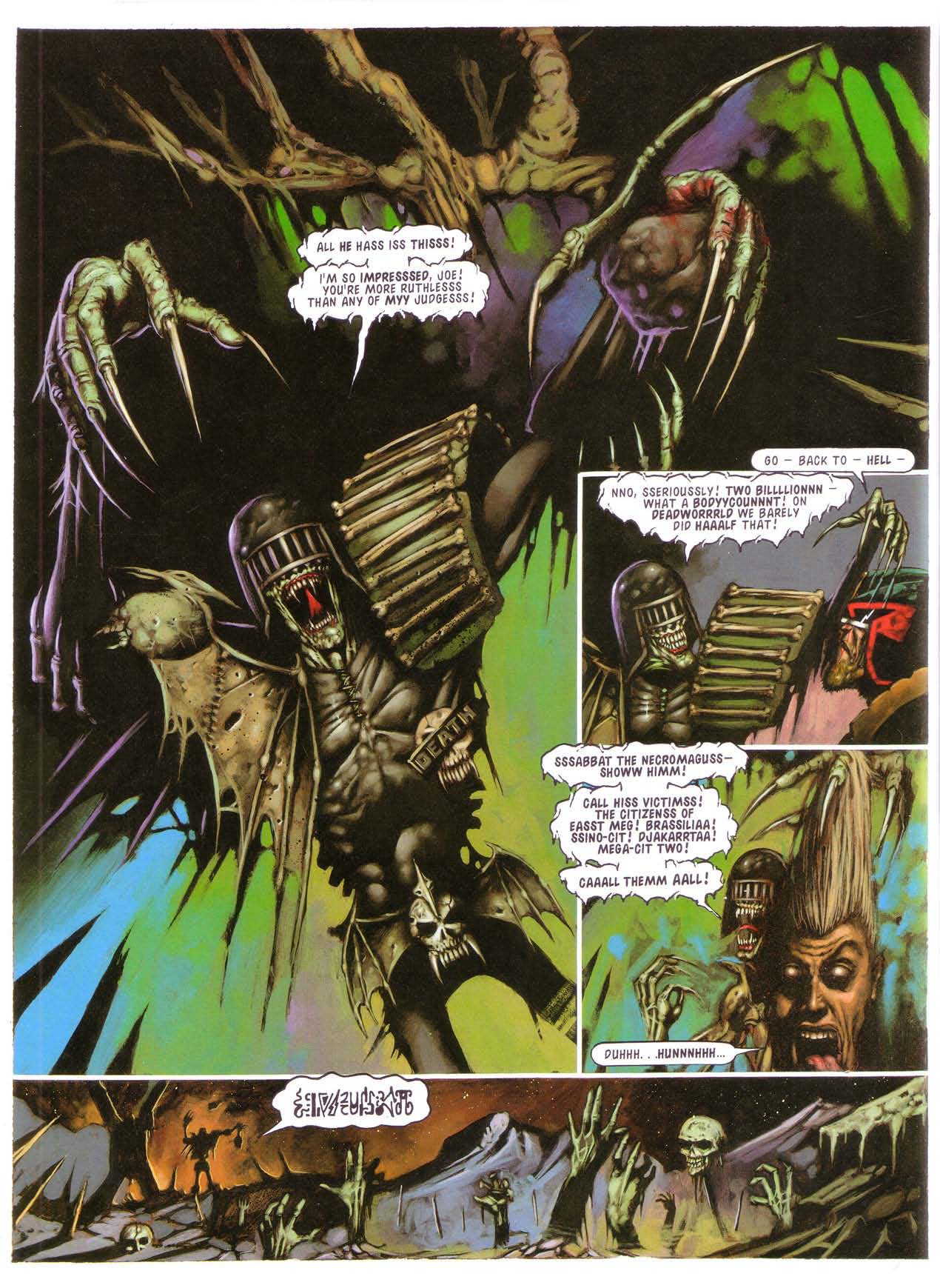 Read online Judge Dredd: Goodnight Kiss comic -  Issue # TPB - 60