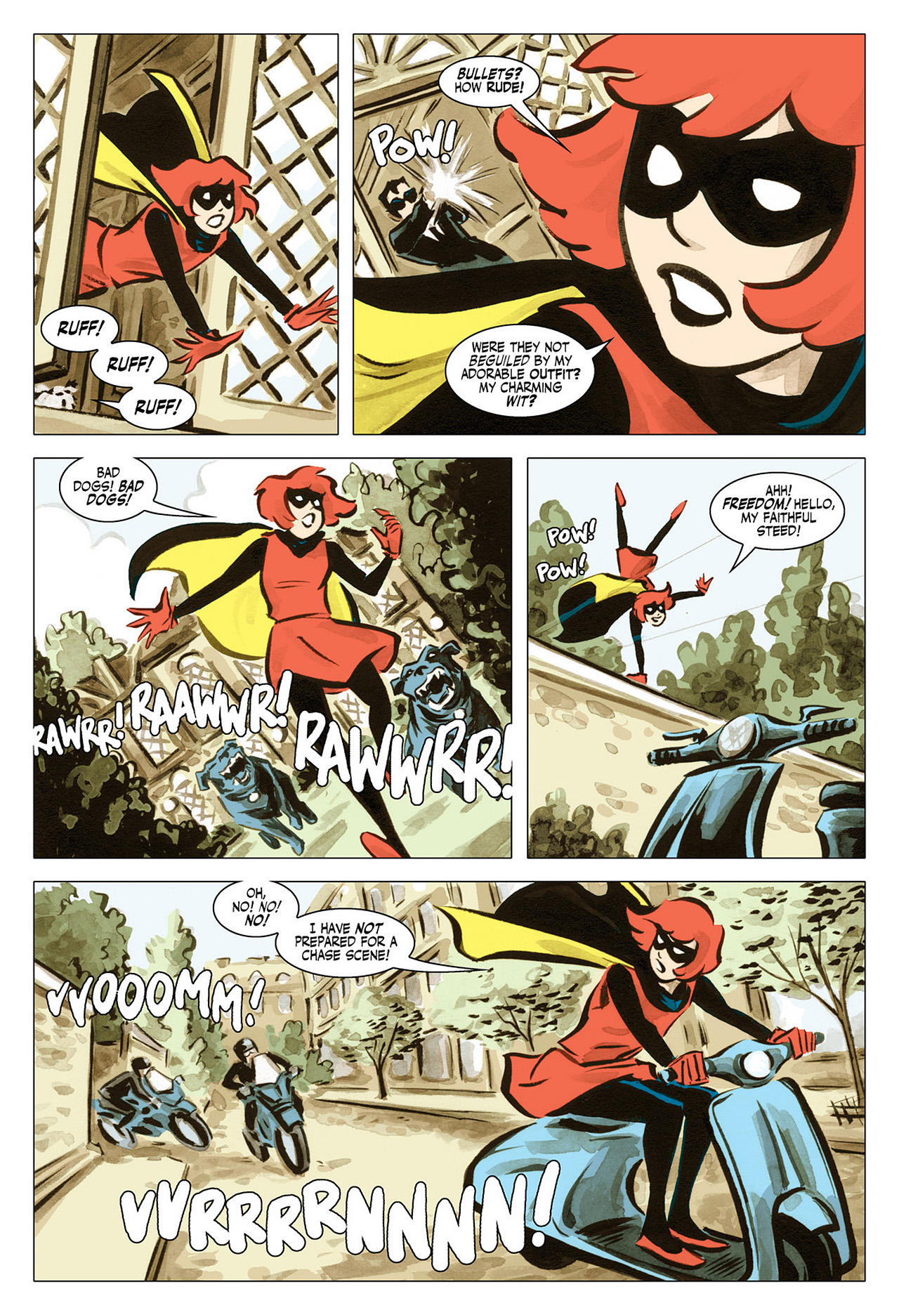 Read online Bandette (2012) comic -  Issue #1 - 6