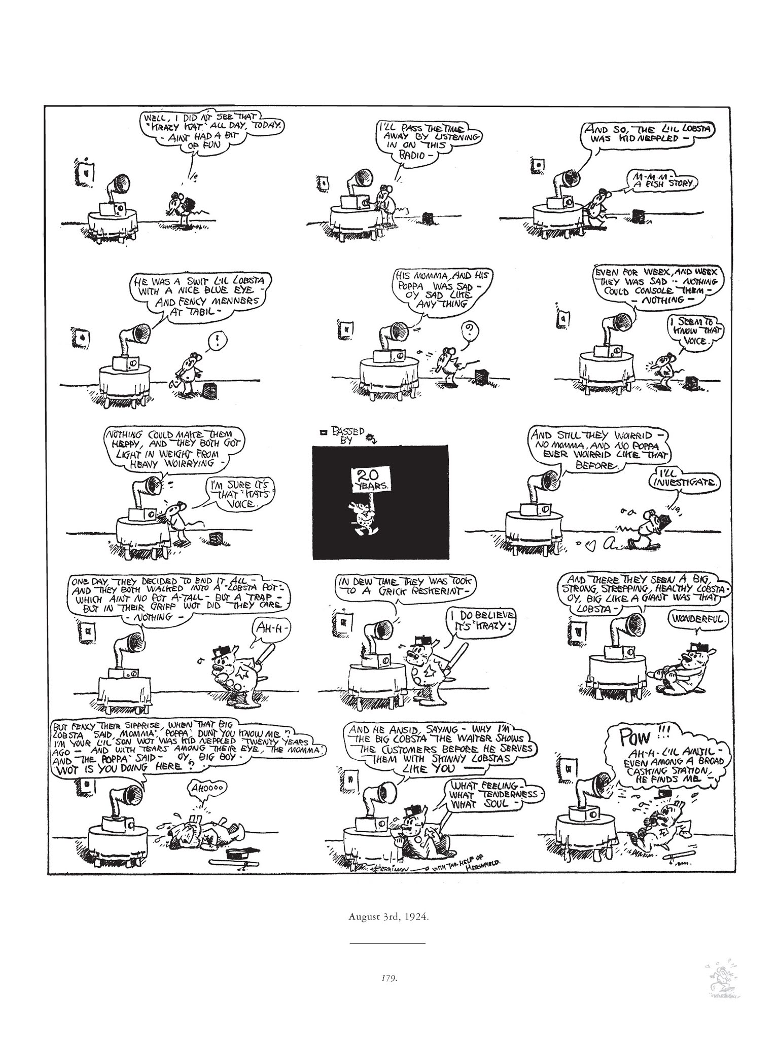 Read online Krazy & Ignatz comic -  Issue # TPB 3 - 179