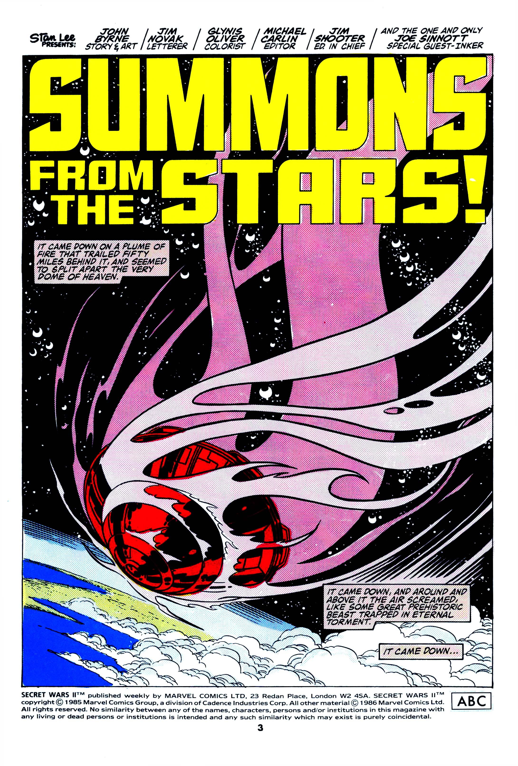 Read online Secret Wars (1985) comic -  Issue #55 - 3