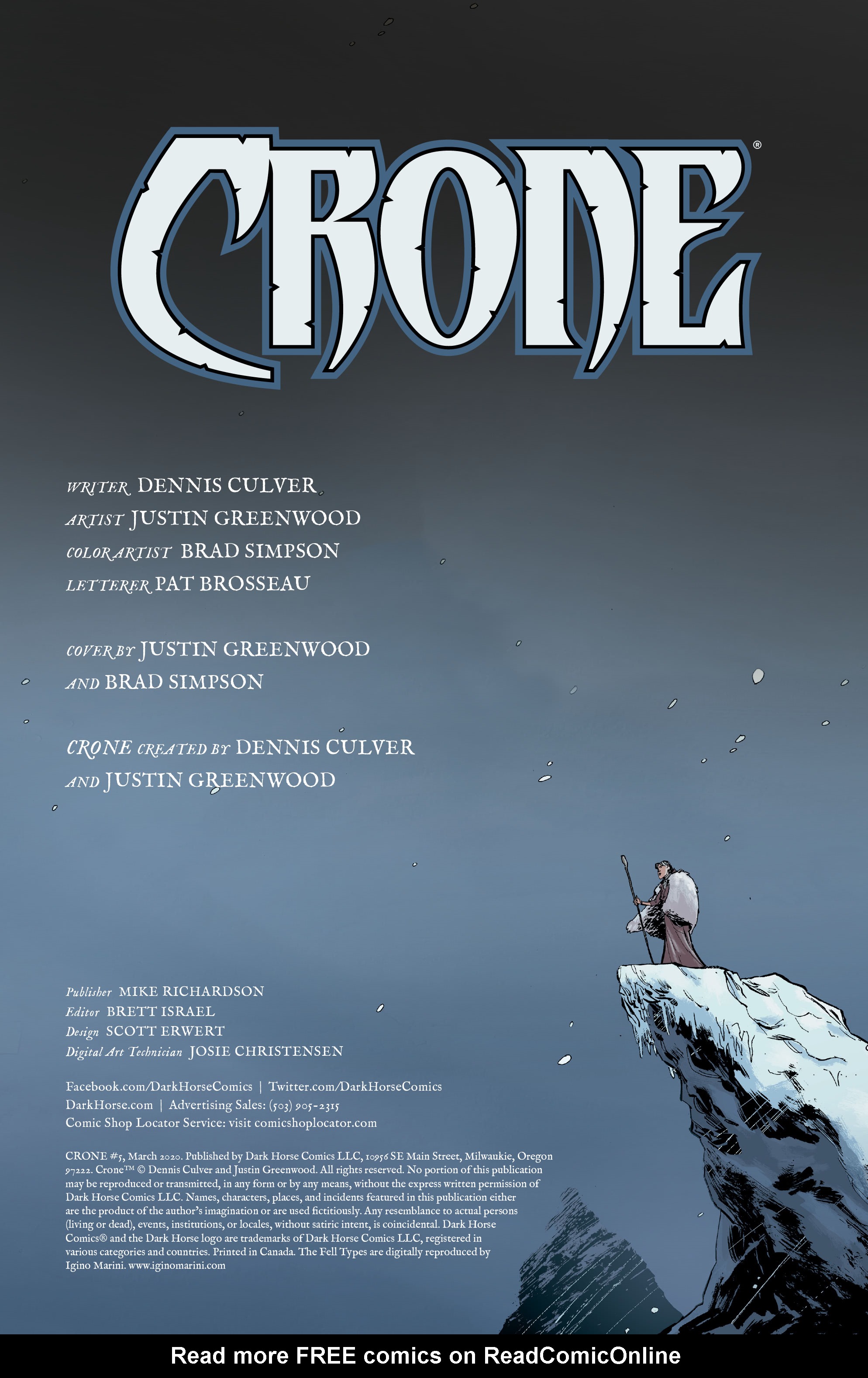 Read online Crone comic -  Issue #5 - 2