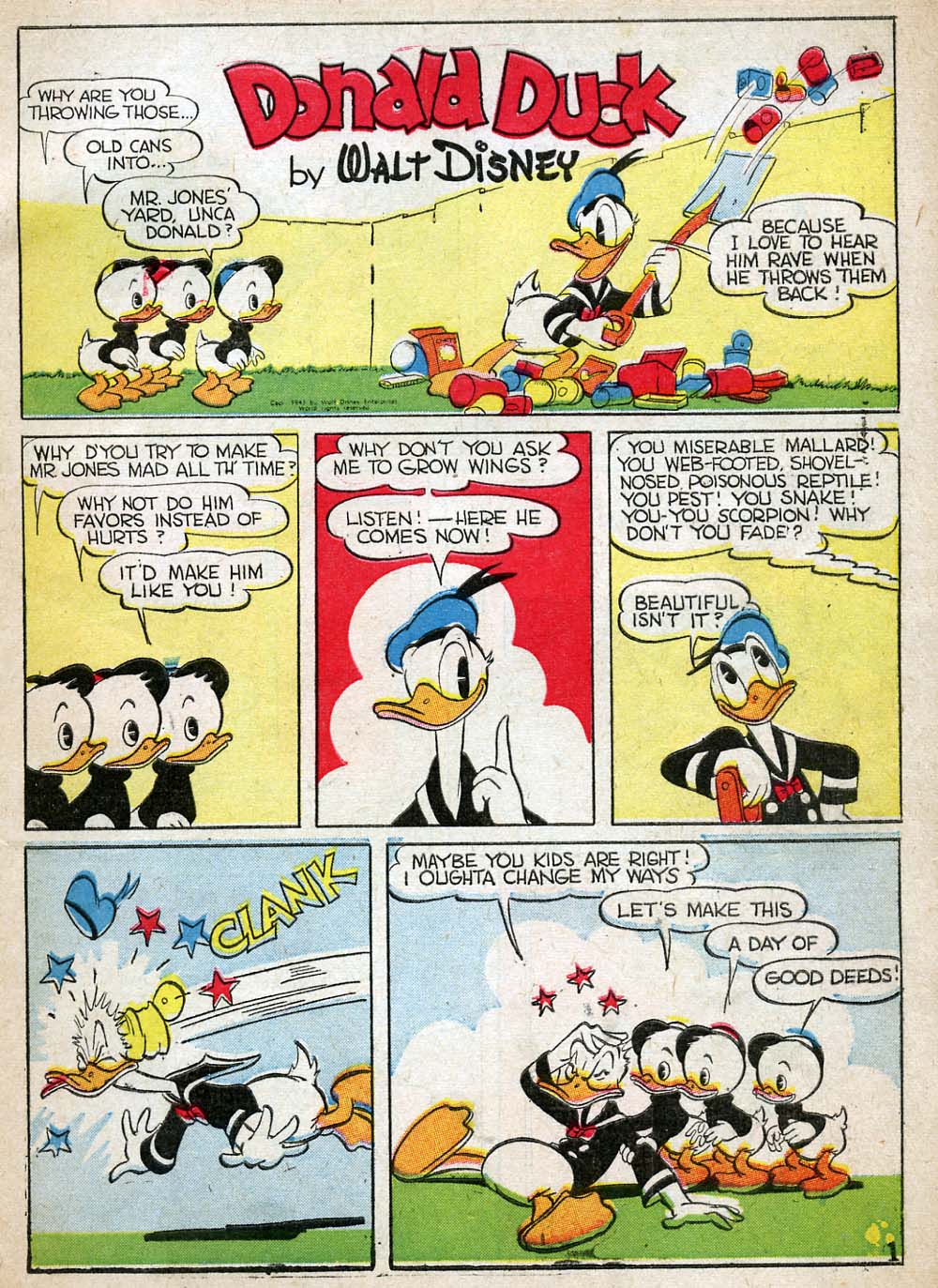 Walt Disney's Comics and Stories issue 34 - Page 3
