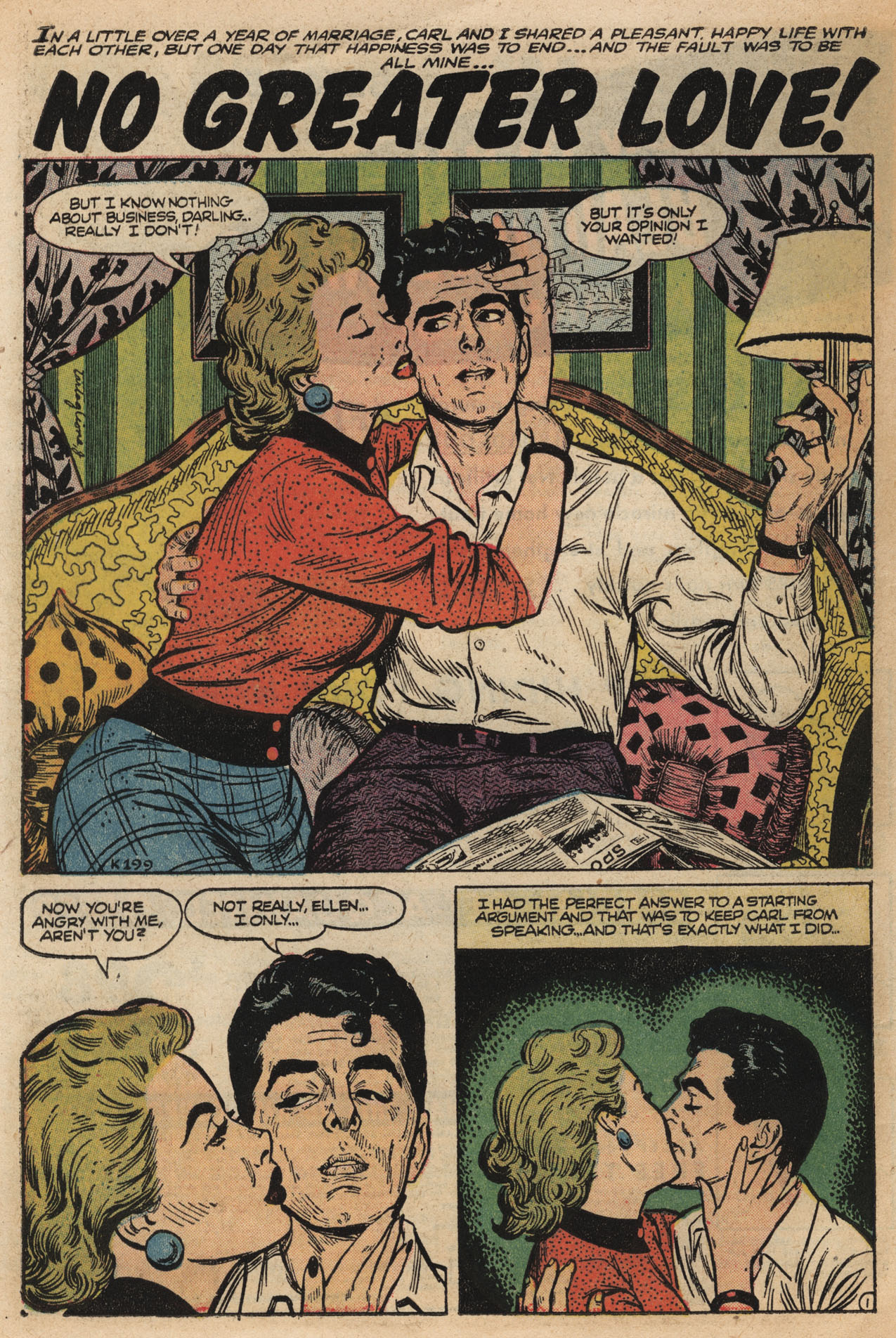 Read online Love Romances comic -  Issue #60 - 10