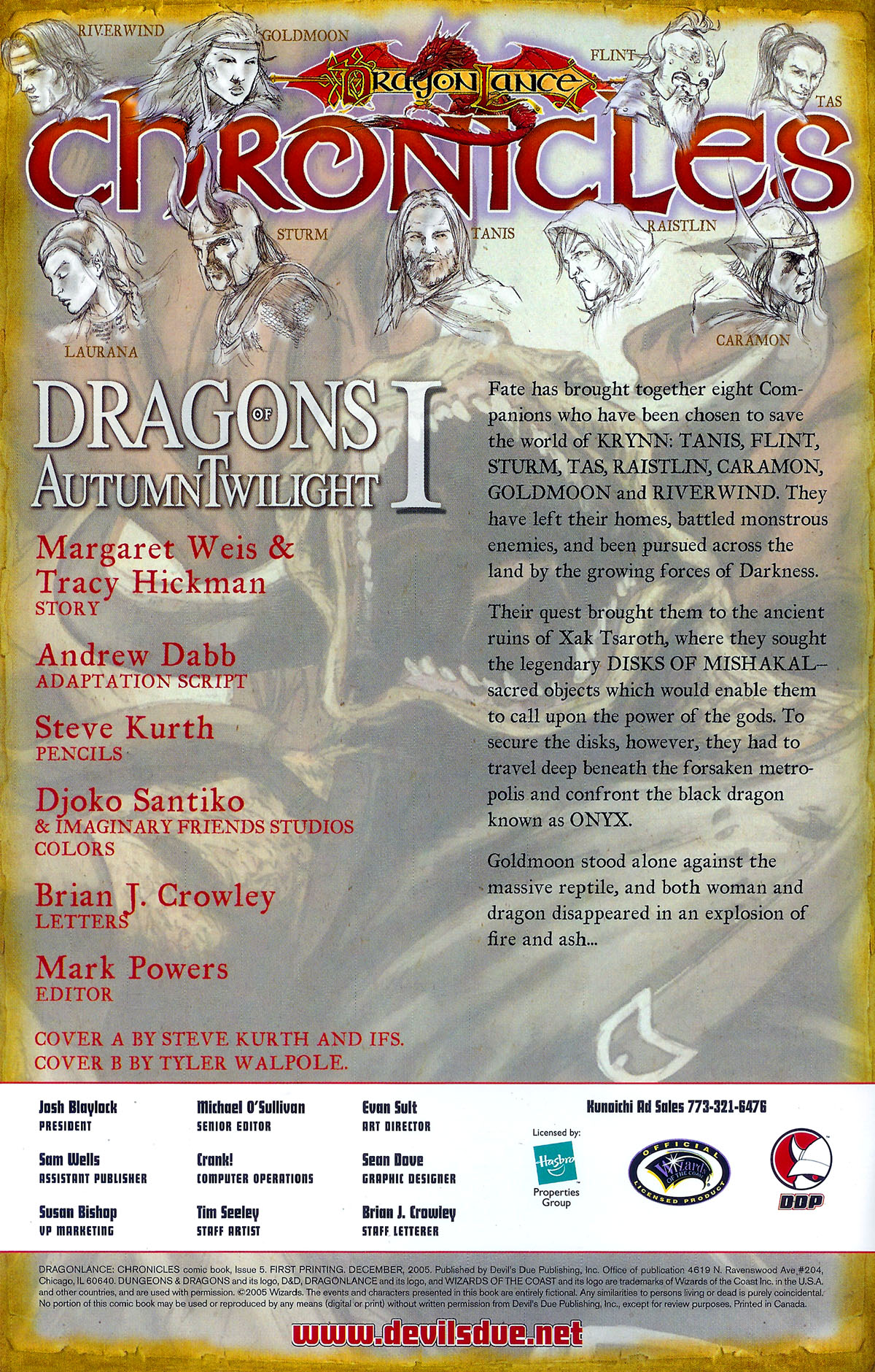 Read online Dragonlance Chronicles (2005) comic -  Issue #5 - 3