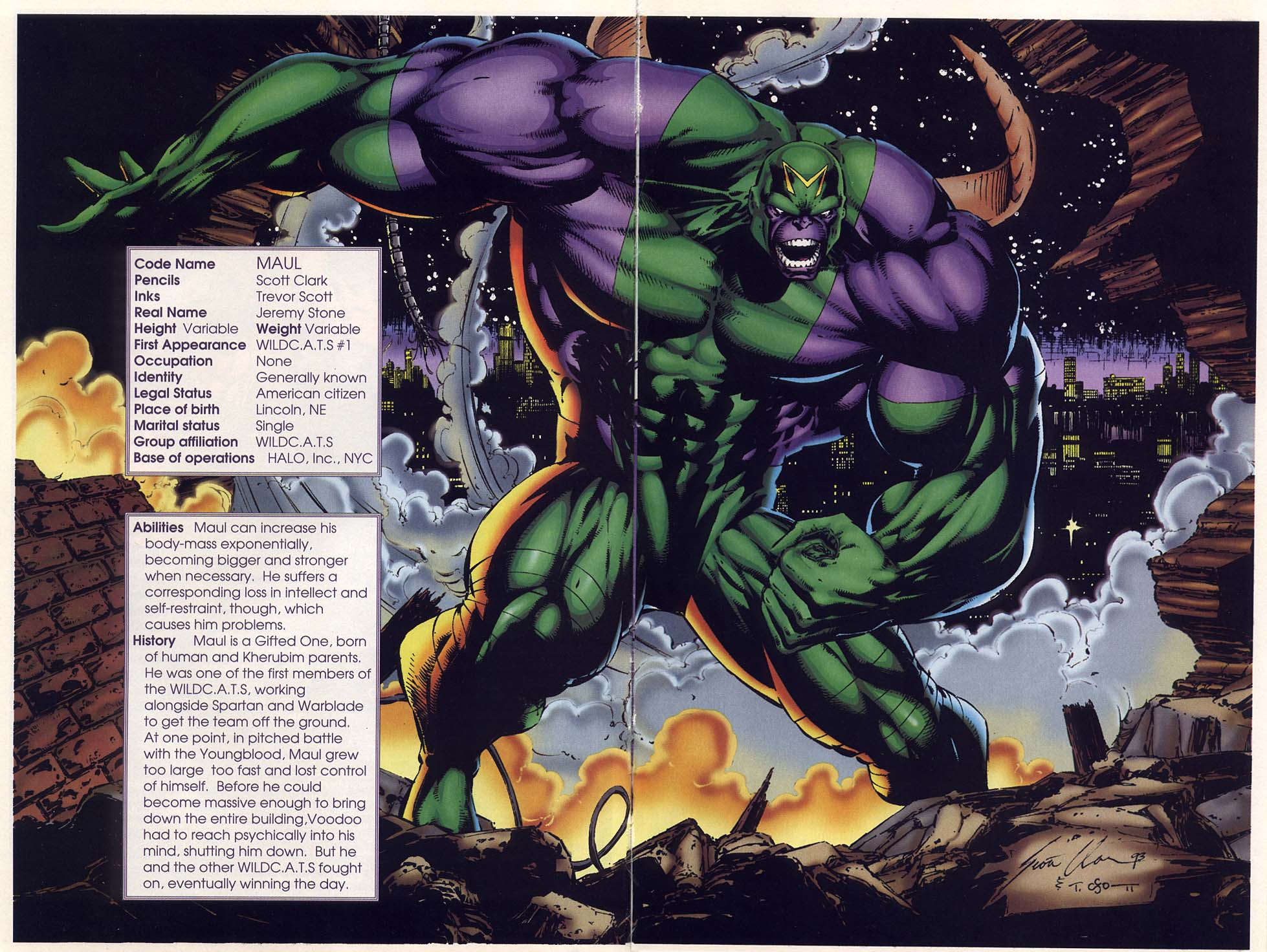 Read online WildC.A.T.s Sourcebook comic -  Issue #1 - 15