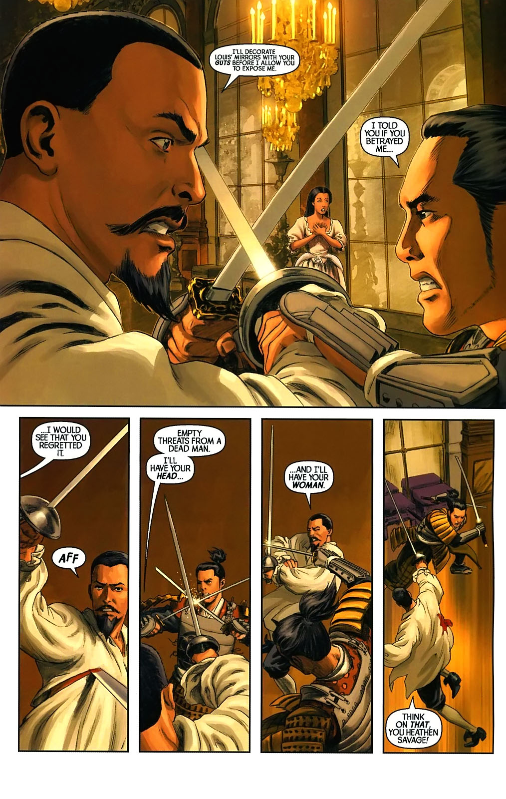 Read online Samurai: Heaven and Earth comic -  Issue #5 - 17