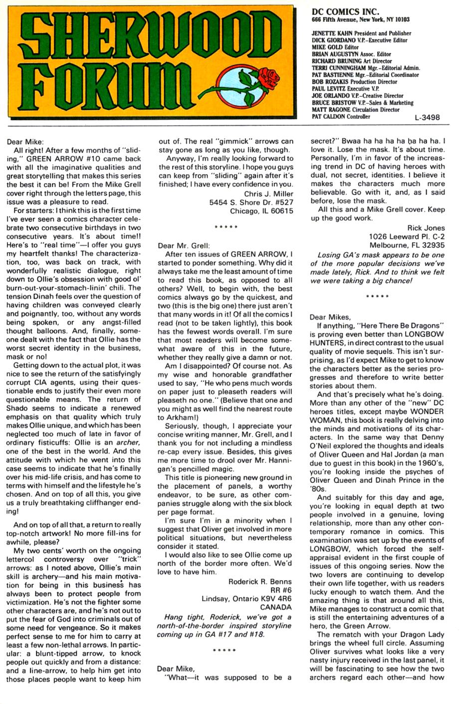 Read online Green Arrow (1988) comic -  Issue #14 - 24