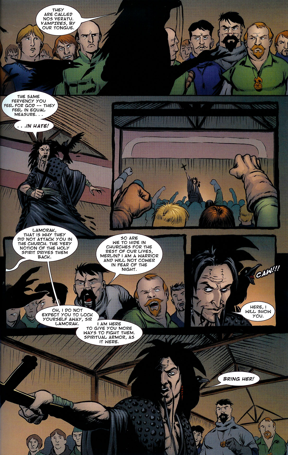 Read online Dracula vs King Arthur comic -  Issue #4 - 19