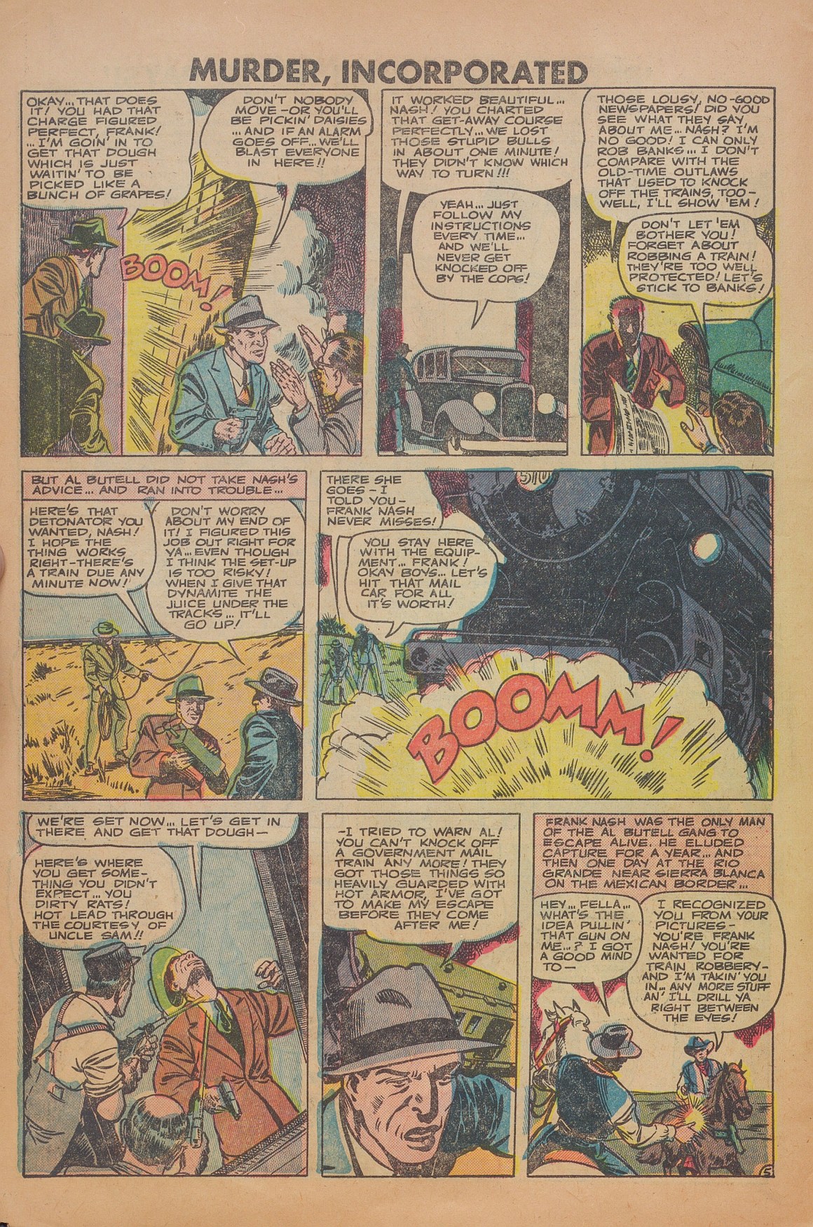 Read online Murder Incorporated (1948) comic -  Issue #11 - 6