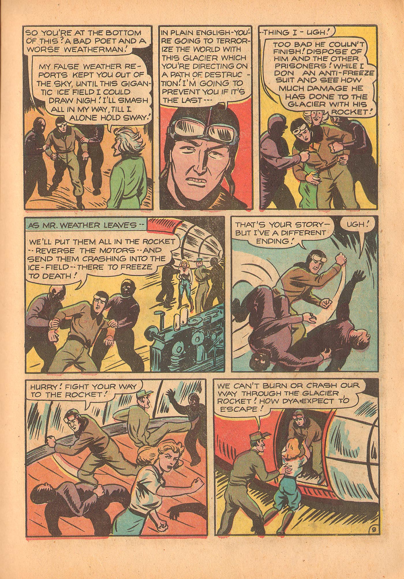 Read online Rocket Kelly (1945) comic -  Issue #4 - 11