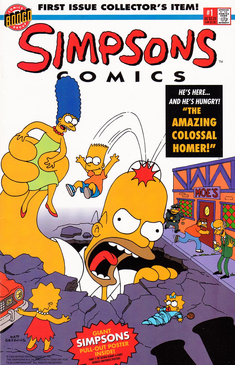 Read online Simpsons Comics comic -  Issue #1 - 1