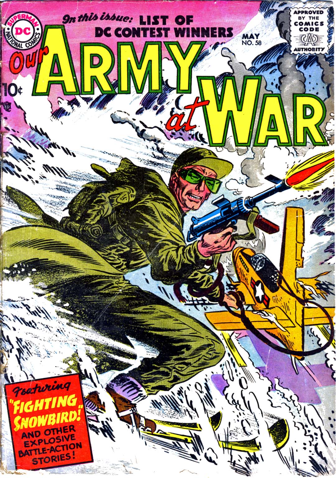 Read online Our Army at War (1952) comic -  Issue #58 - 1