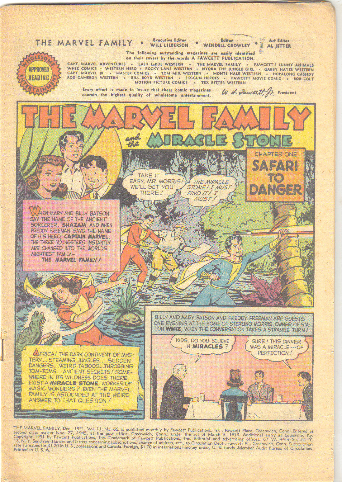 Read online The Marvel Family comic -  Issue #66 - 3