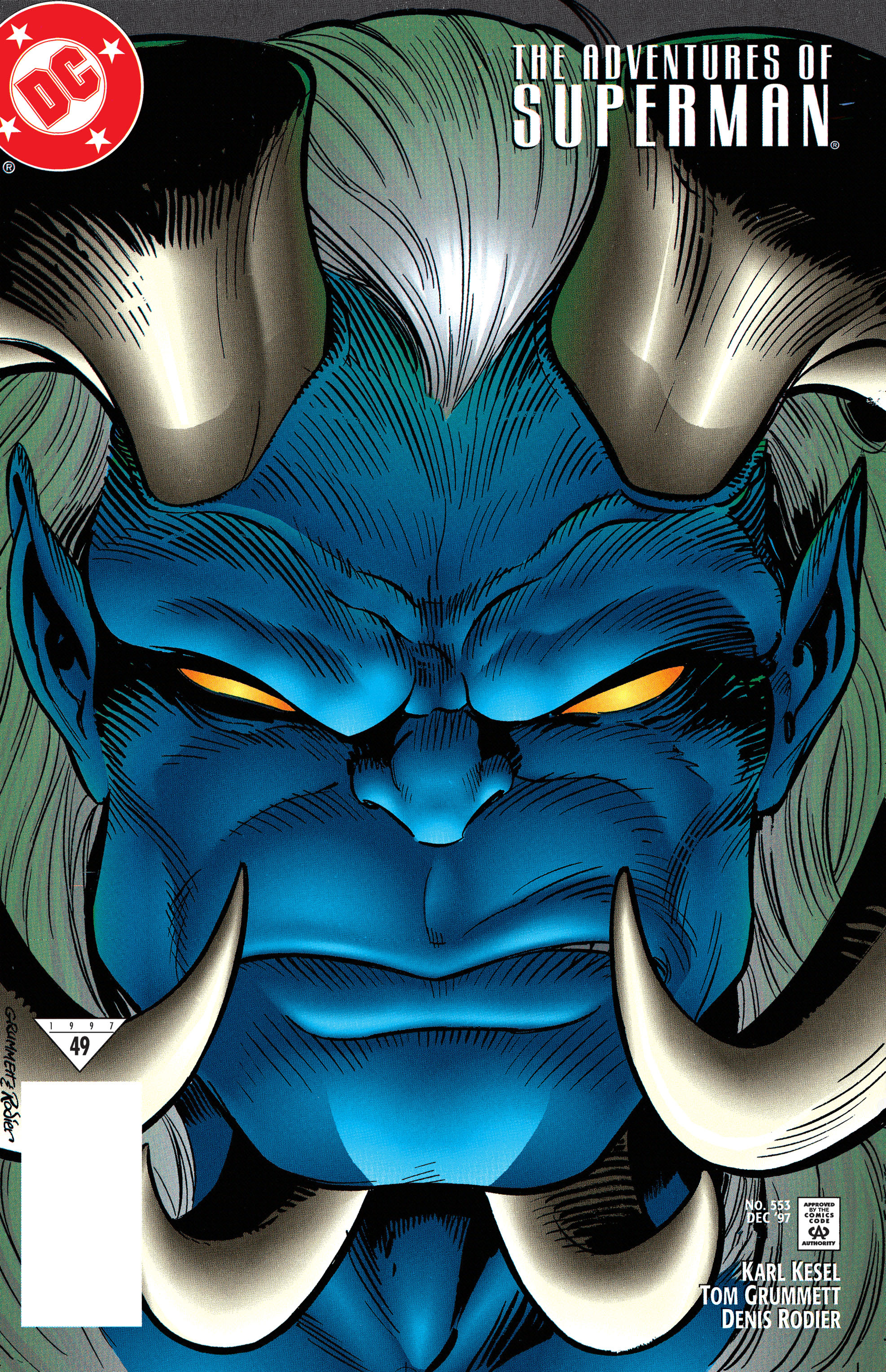 Read online Adventures of Superman (1987) comic -  Issue #553 - 1