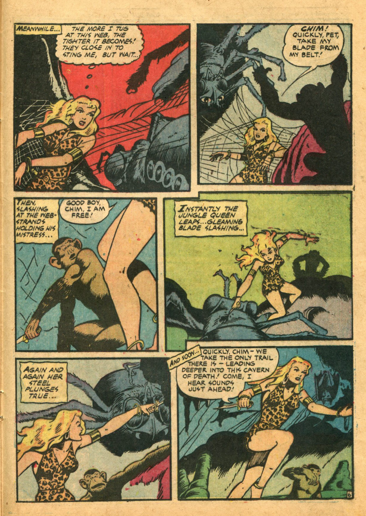 Read online Sheena, Queen of the Jungle (1942) comic -  Issue #12 - 25