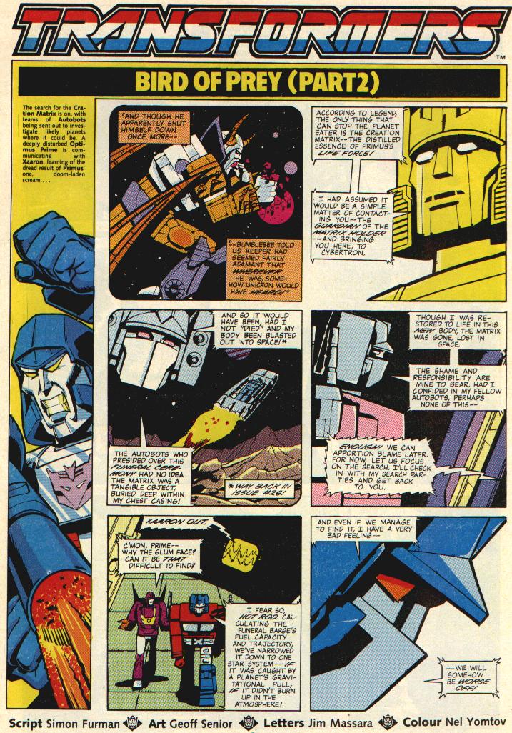 Read online The Transformers (UK) comic -  Issue #263 - 2