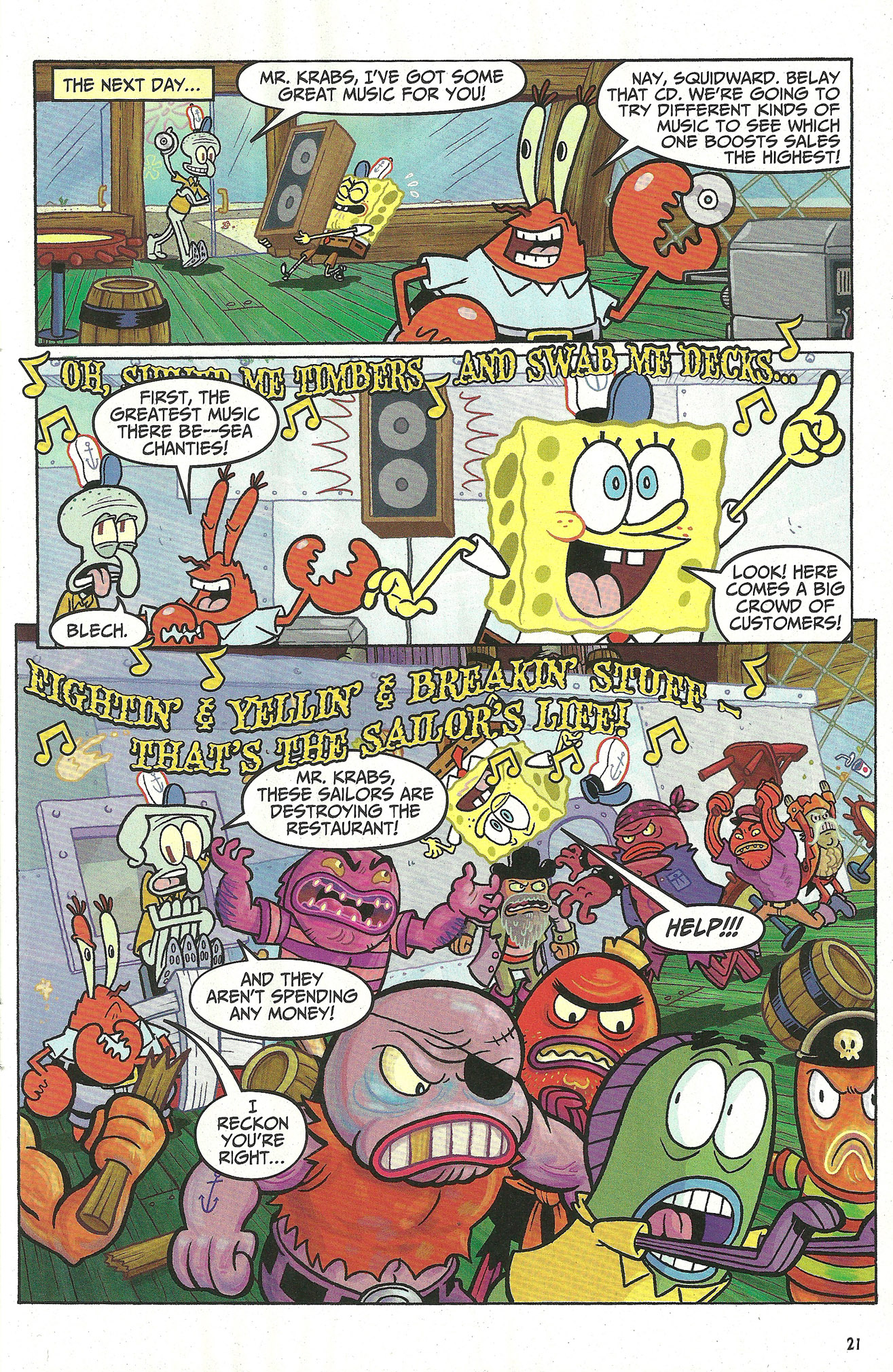 Read online SpongeBob Comics comic -  Issue #1 - 22