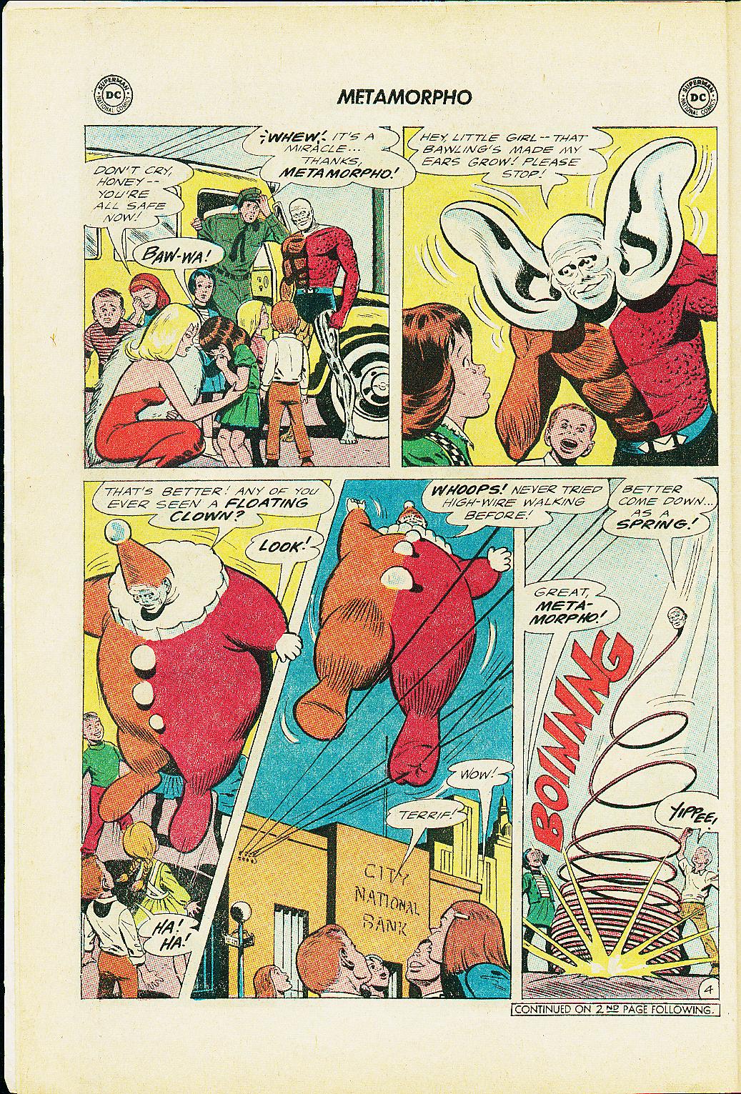 Read online Metamorpho comic -  Issue #1 - 6