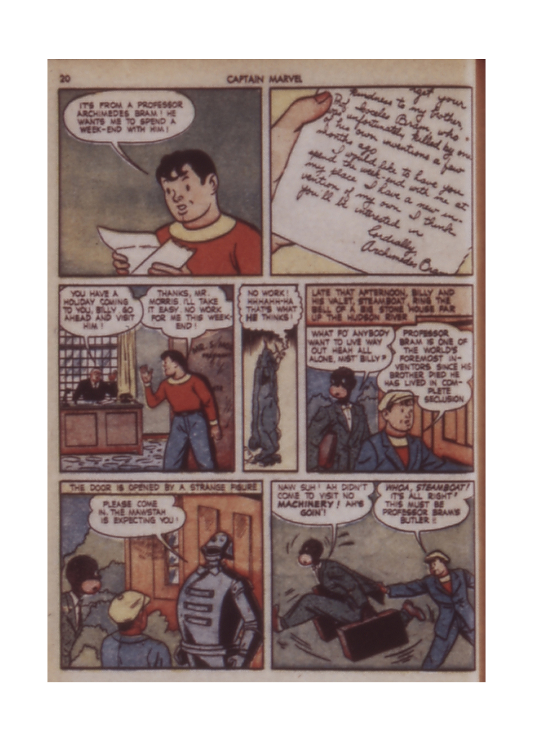 Read online Captain Marvel Adventures comic -  Issue #18 - 21