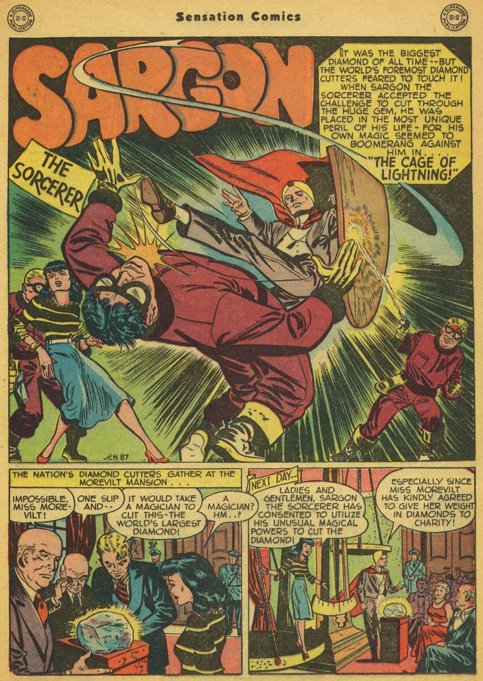 Read online Sensation (Mystery) Comics comic -  Issue #80 - 24