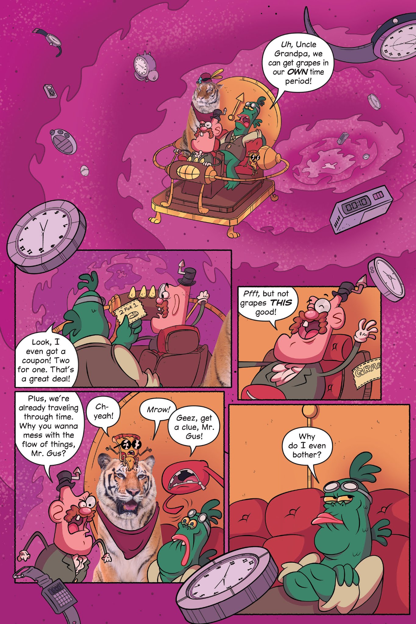 Read online Uncle Grandpa and the Time Casserole comic -  Issue # TPB - 61