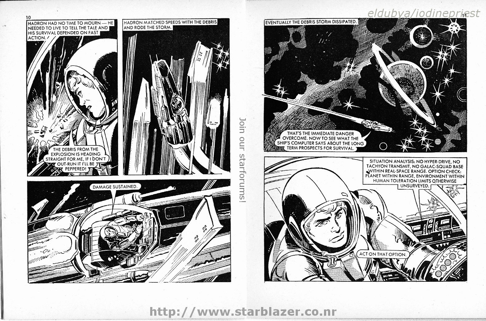Read online Starblazer comic -  Issue #109 - 7
