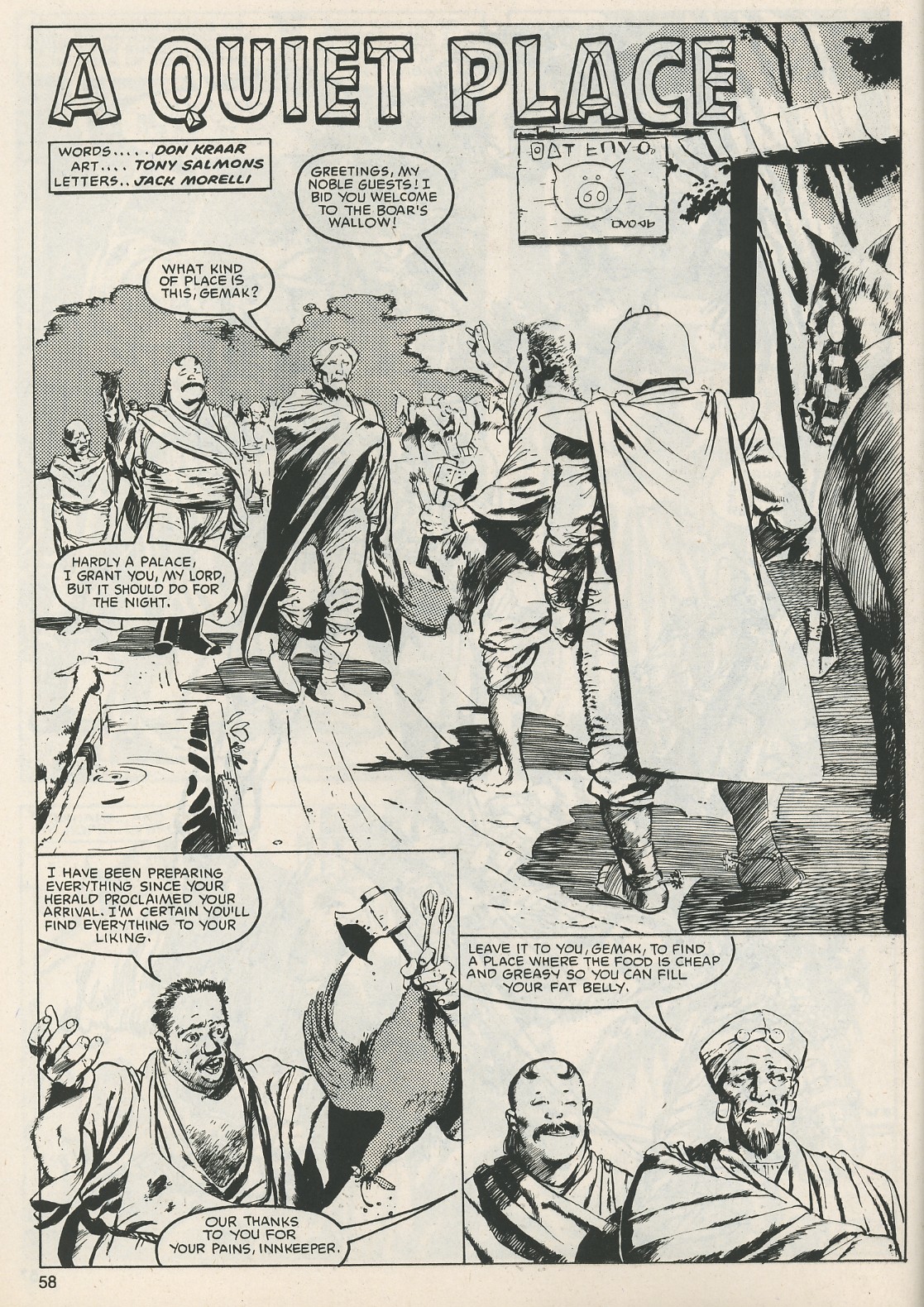 The Savage Sword Of Conan issue 113 - Page 58