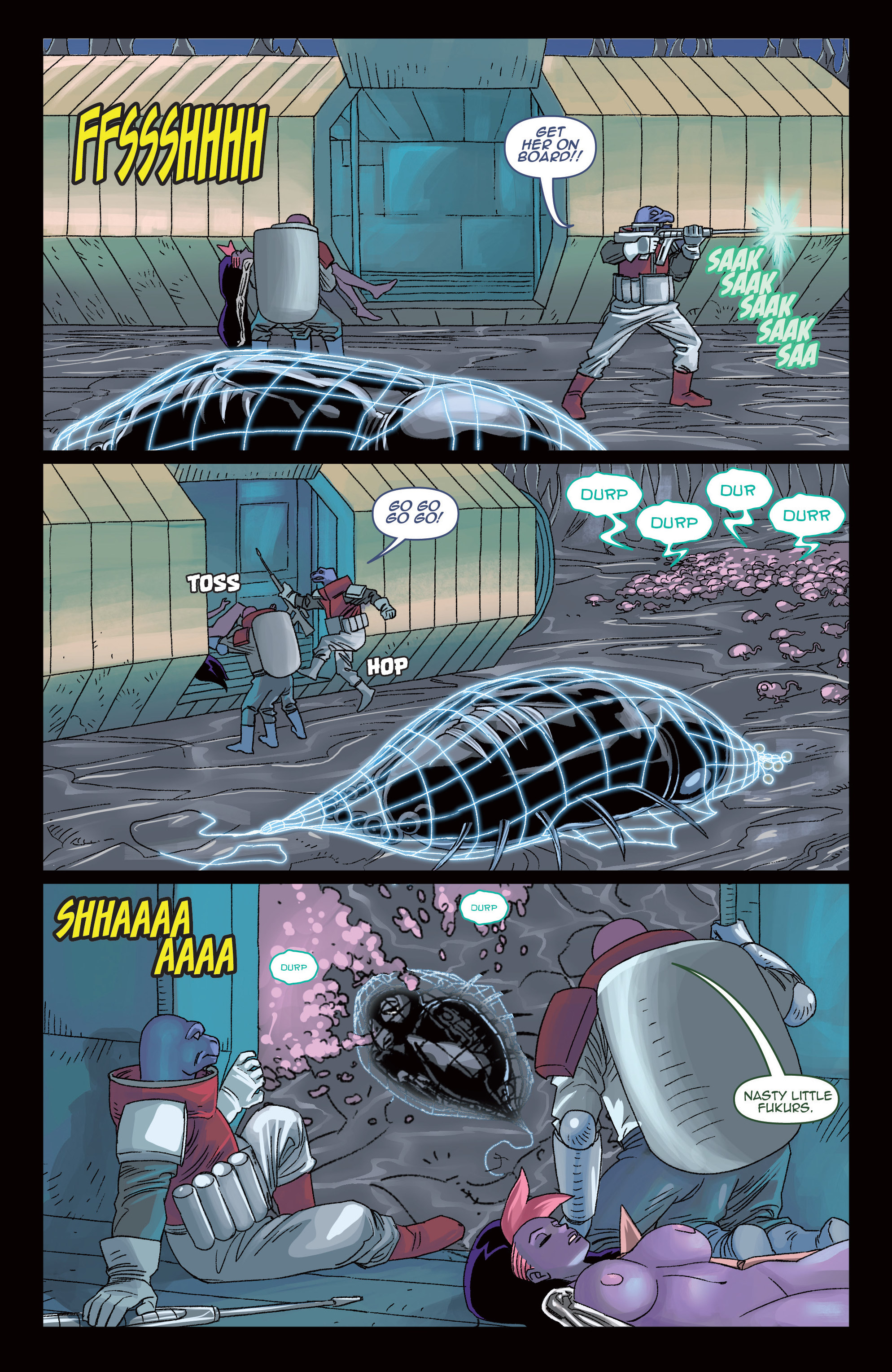 Read online Amalgama: Space Zombie comic -  Issue #3 - 16
