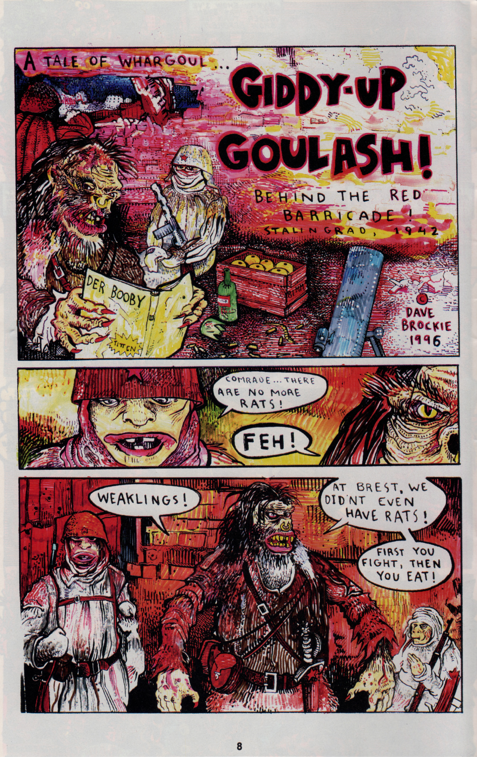 Read online Slavepit Funnies Featuring Gwar comic -  Issue #3 - 10