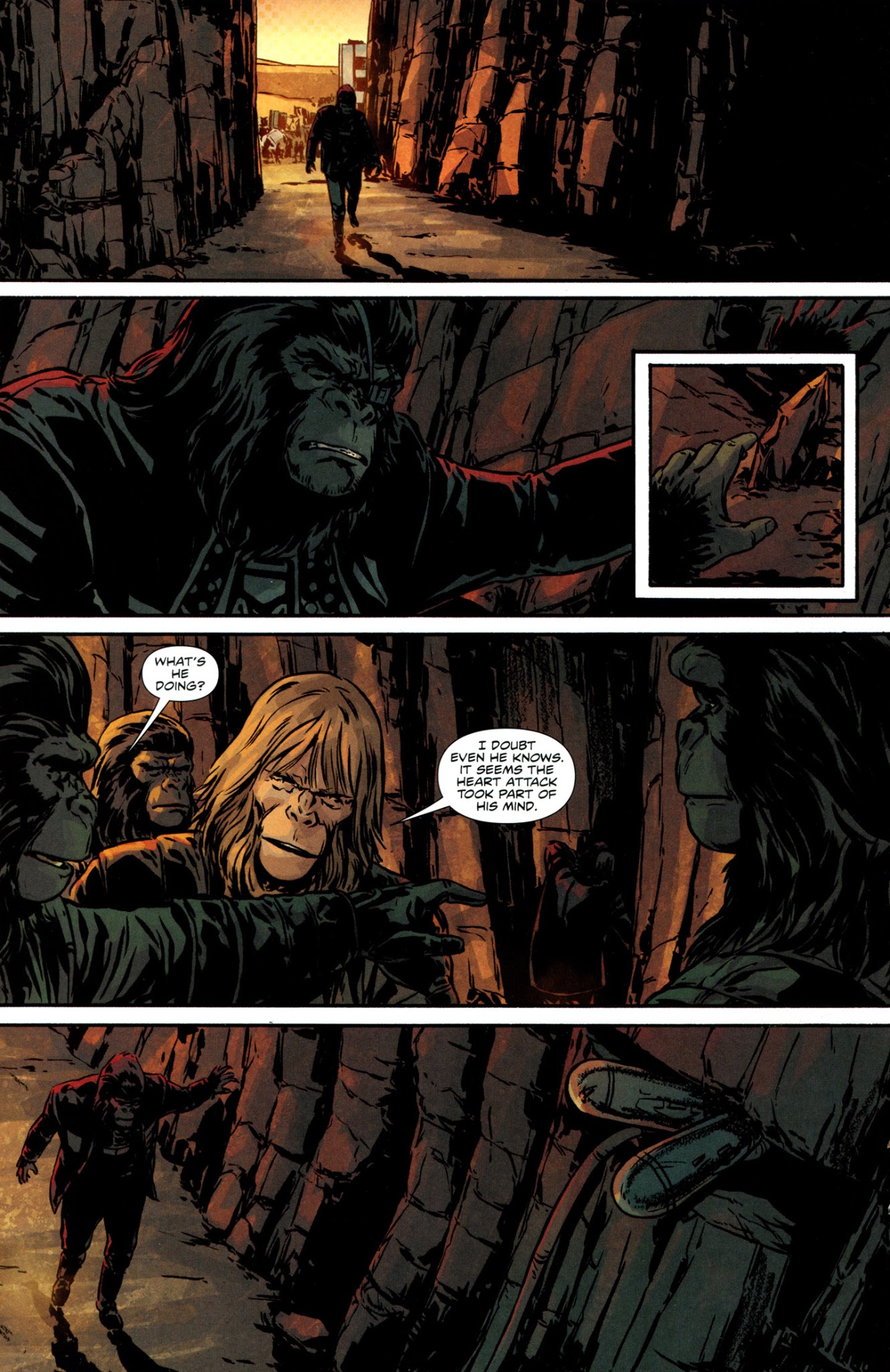 Read online Exile on the Planet of the Apes comic -  Issue #4 - 16