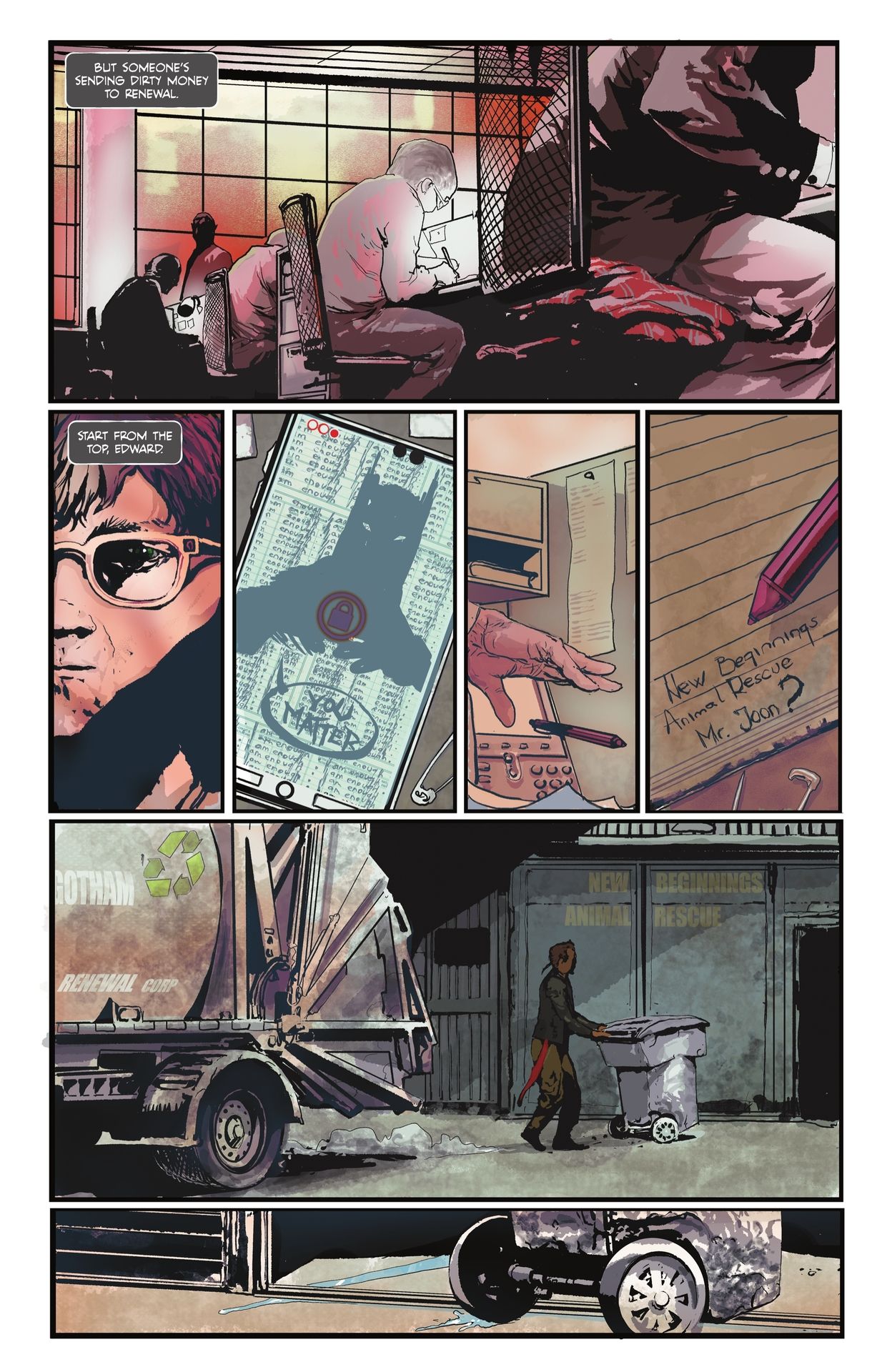 Read online The Riddler: Year One comic -  Issue #2 - 18