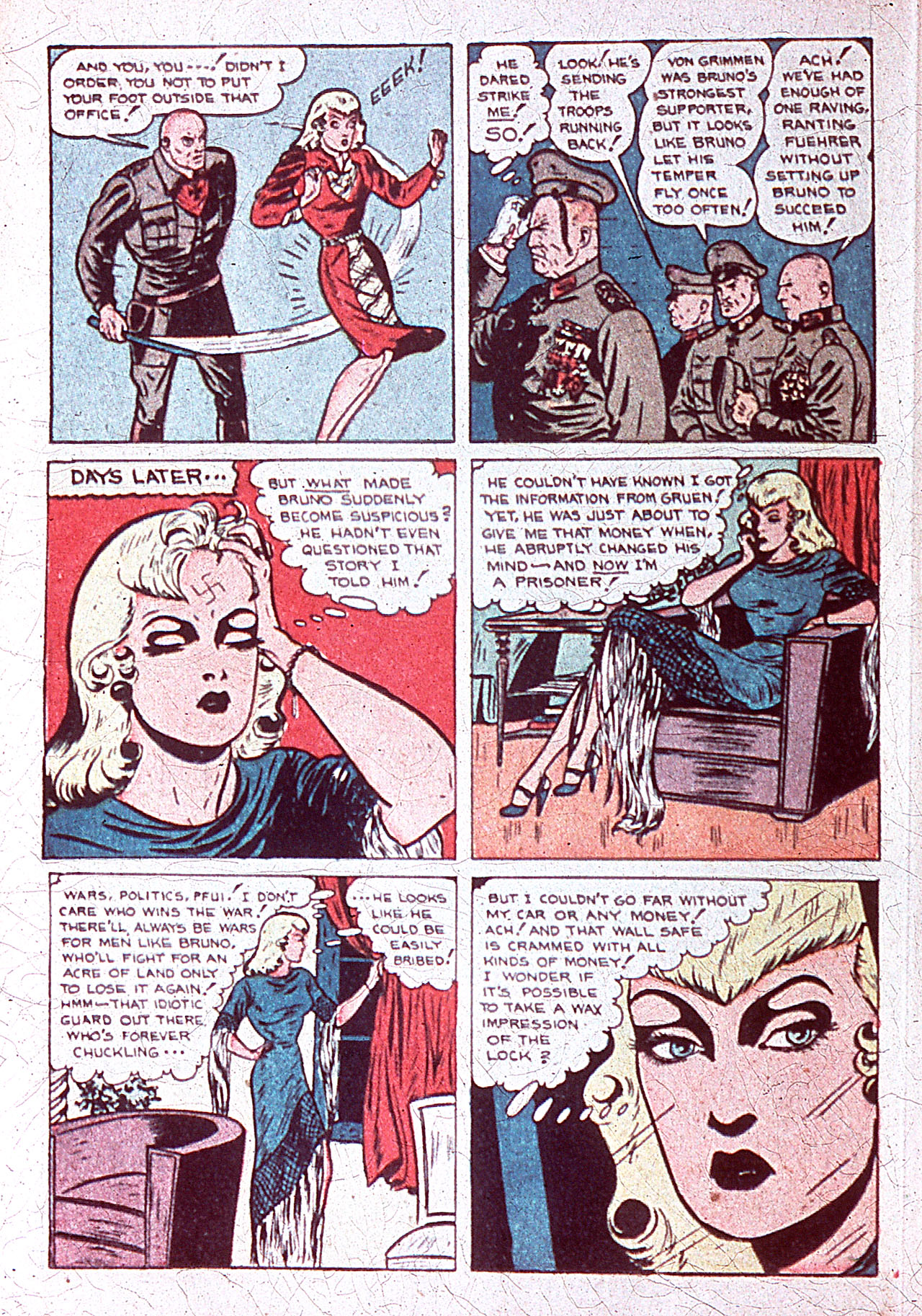 Read online Miss Fury Comics comic -  Issue #6 - 34