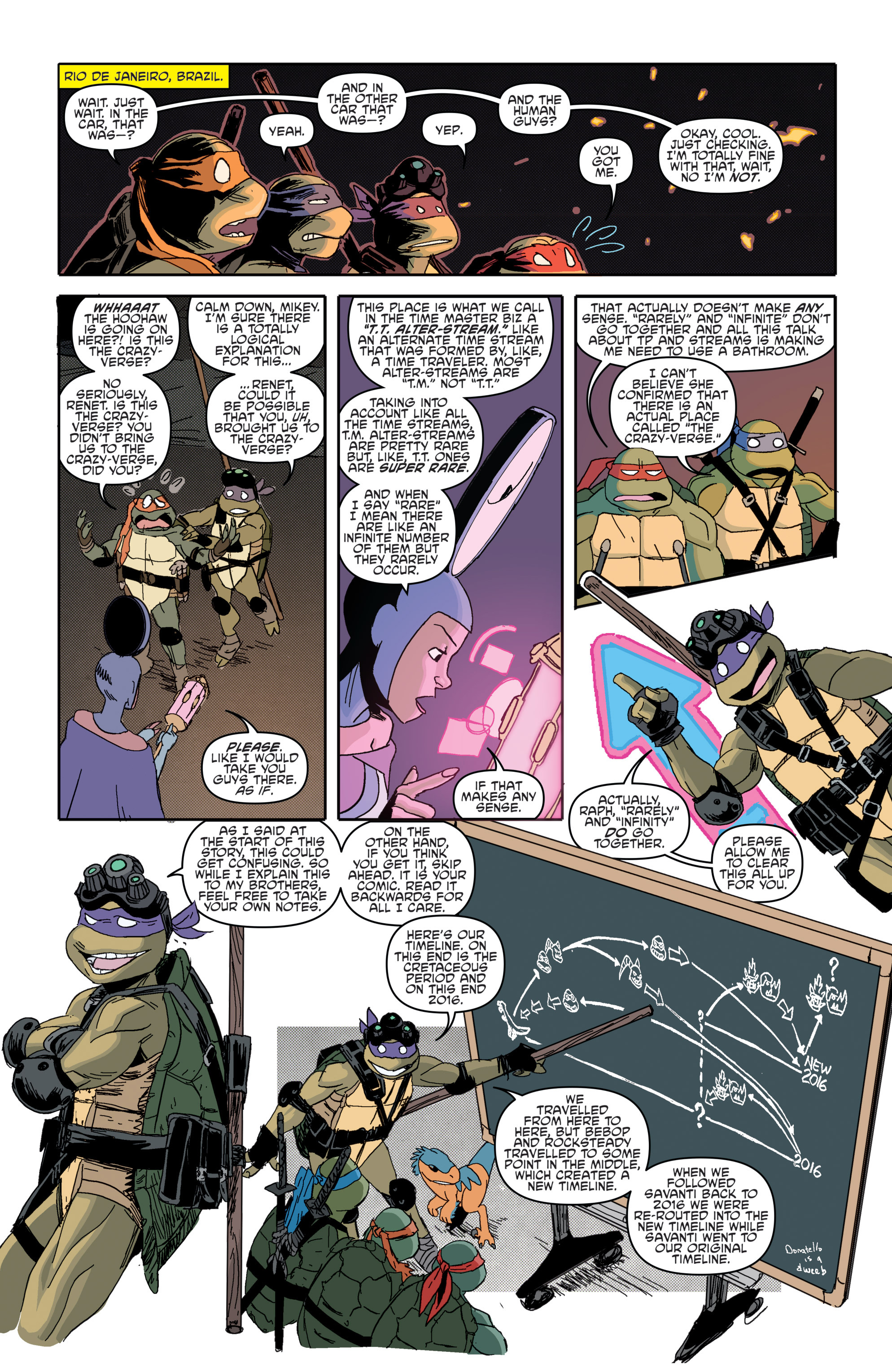 Read online Teenage Mutant Ninja Turtles Bebop & Rocksteady Destroy Everything comic -  Issue #3 - 3