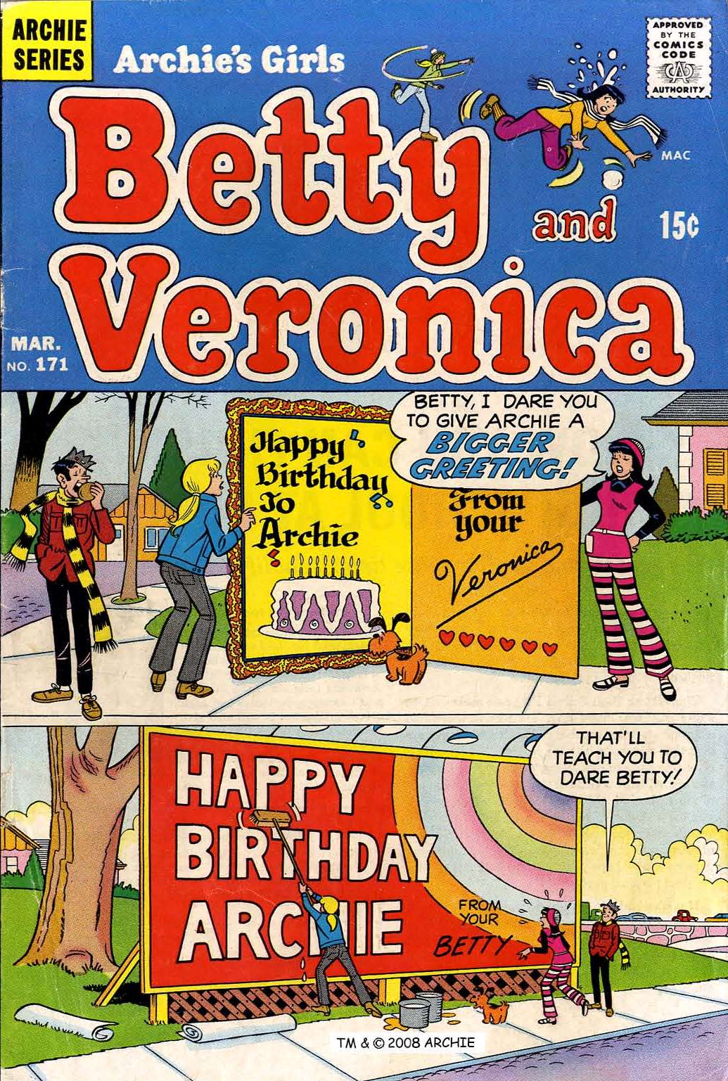 Read online Archie's Girls Betty and Veronica comic -  Issue #171 - 1