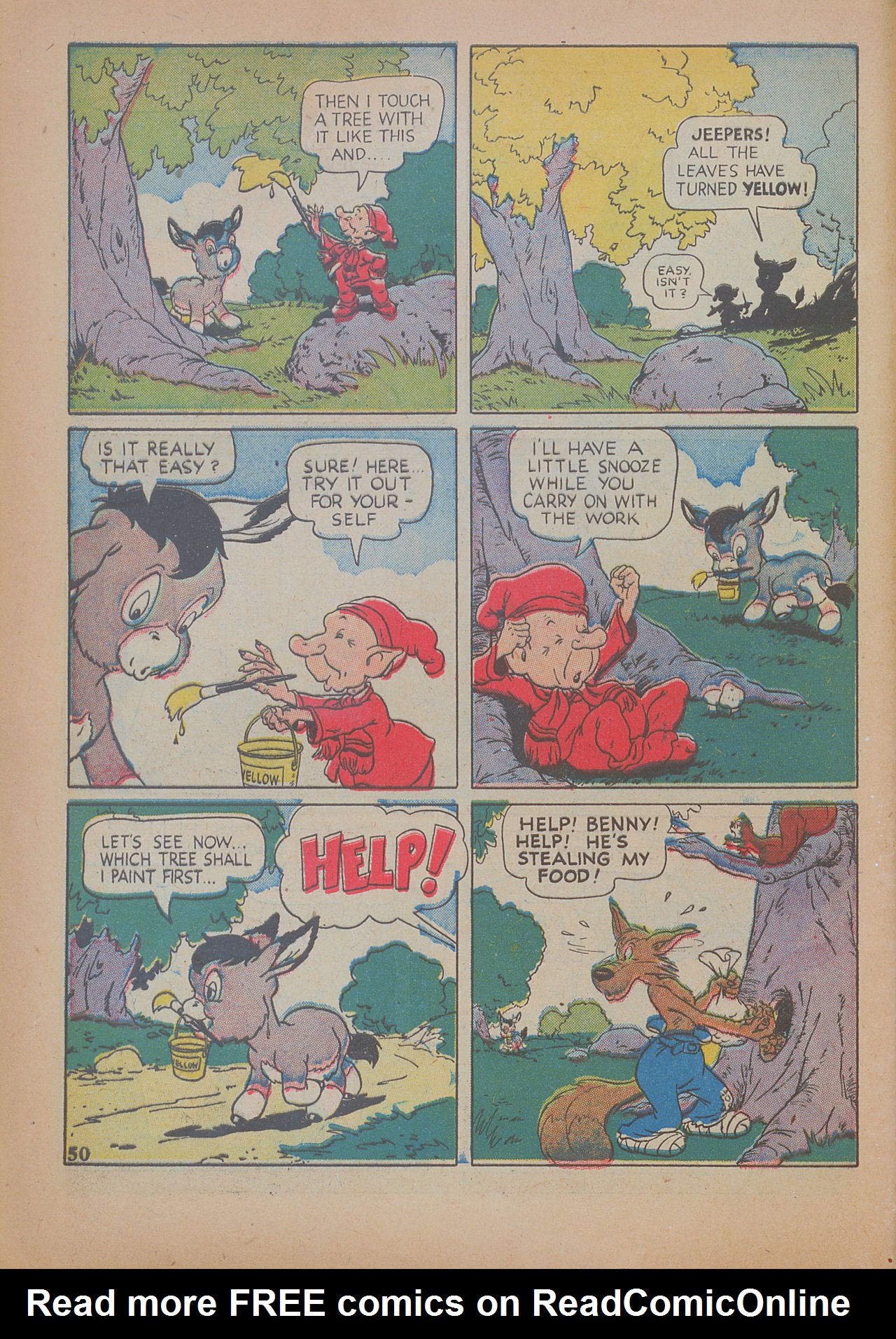 Read online Our Gang Comics comic -  Issue #4 - 52