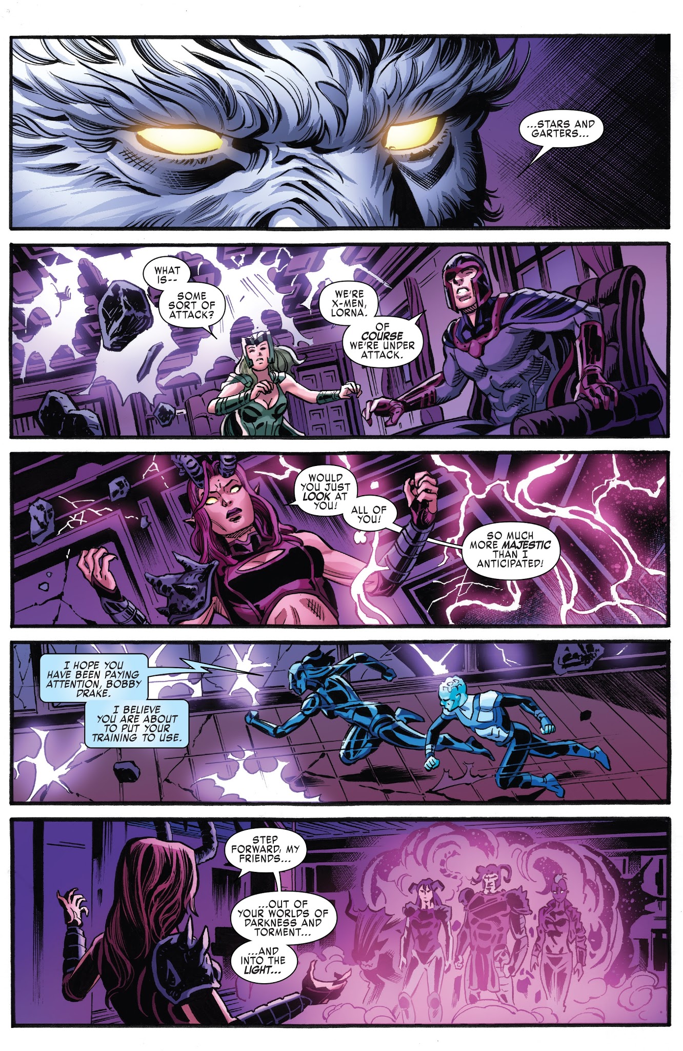 Read online X-Men: Blue comic -  Issue #10 - 16