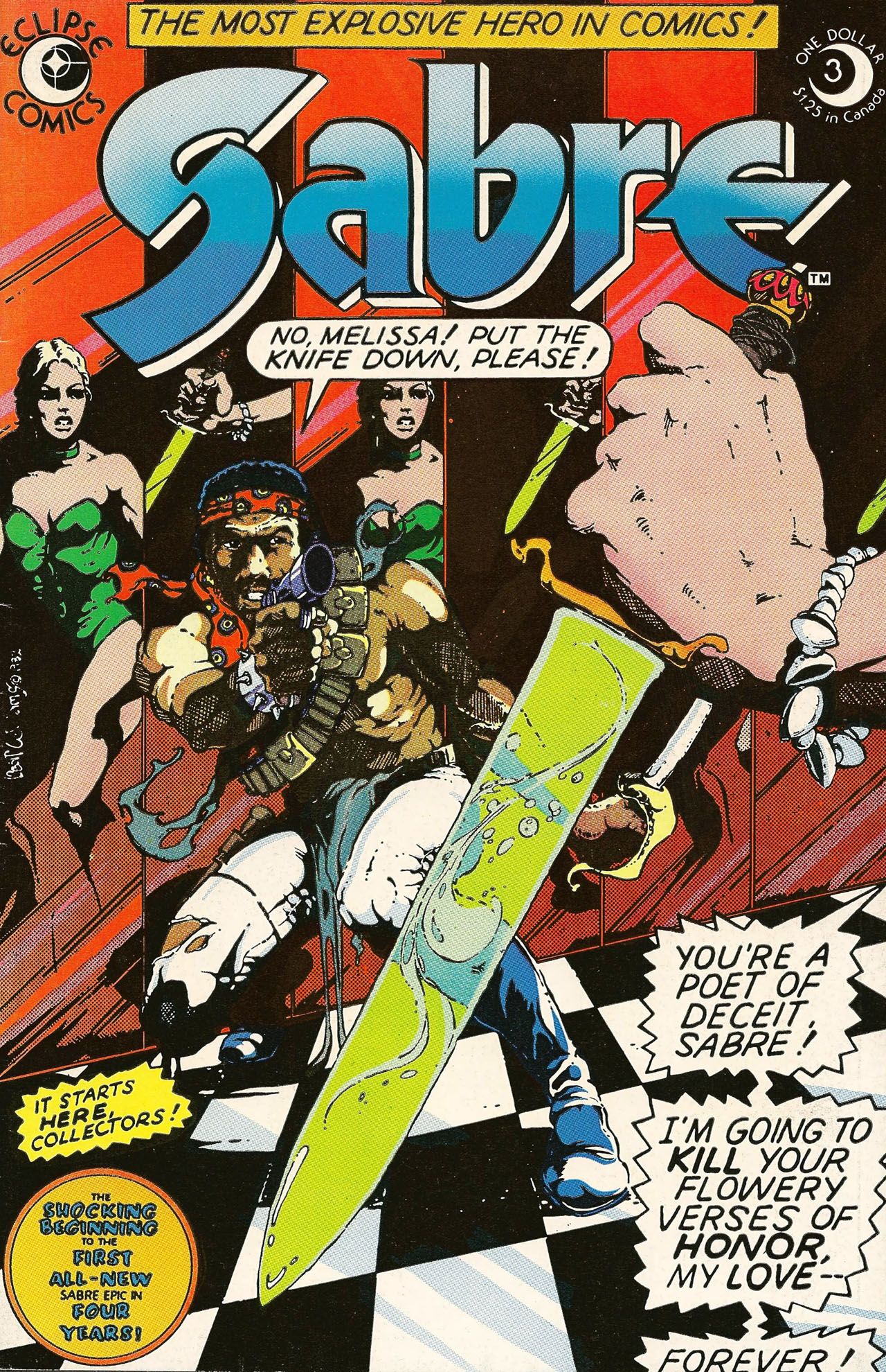 Read online Sabre comic -  Issue #3 - 1