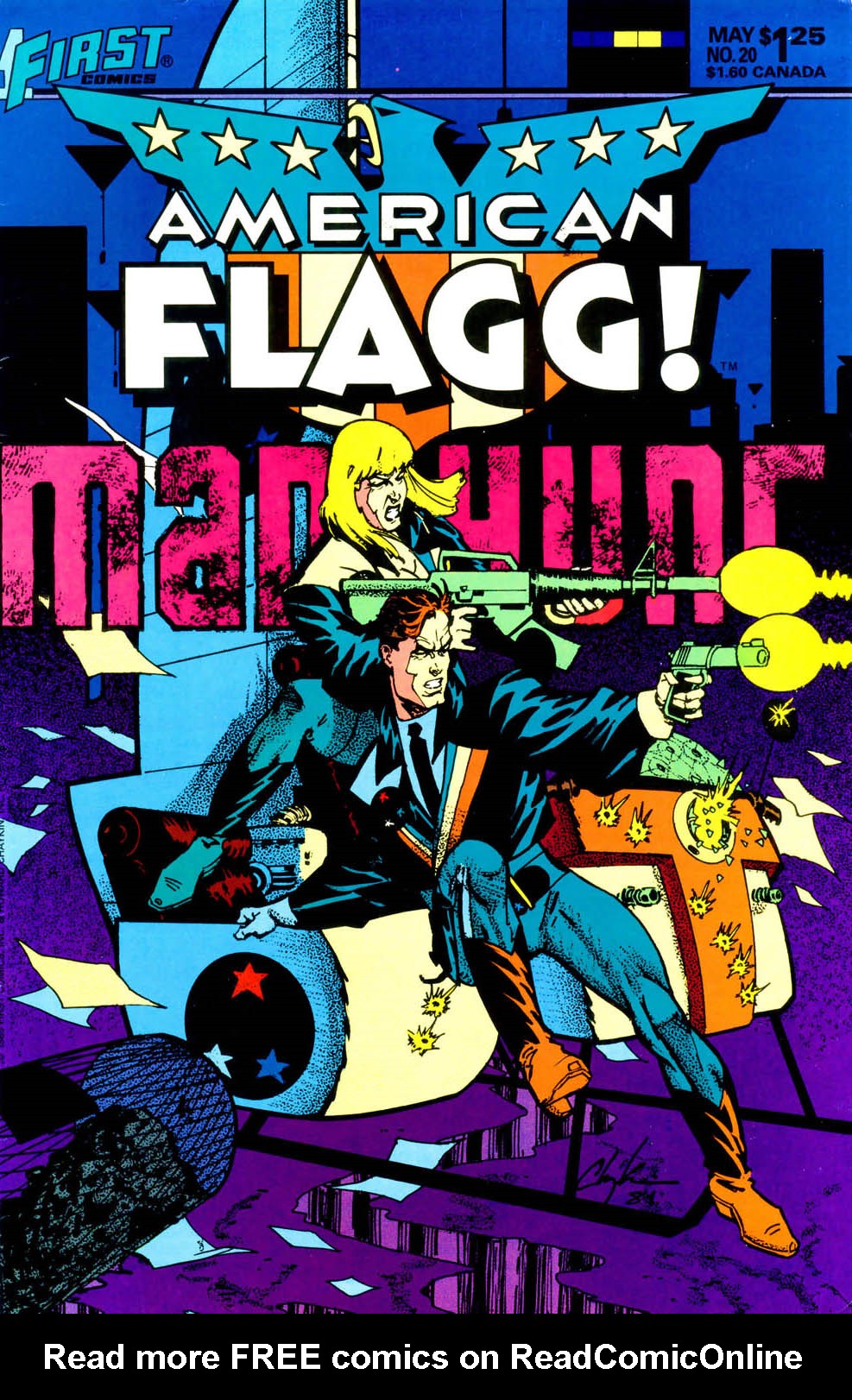 Read online American Flagg! comic -  Issue #20 - 1