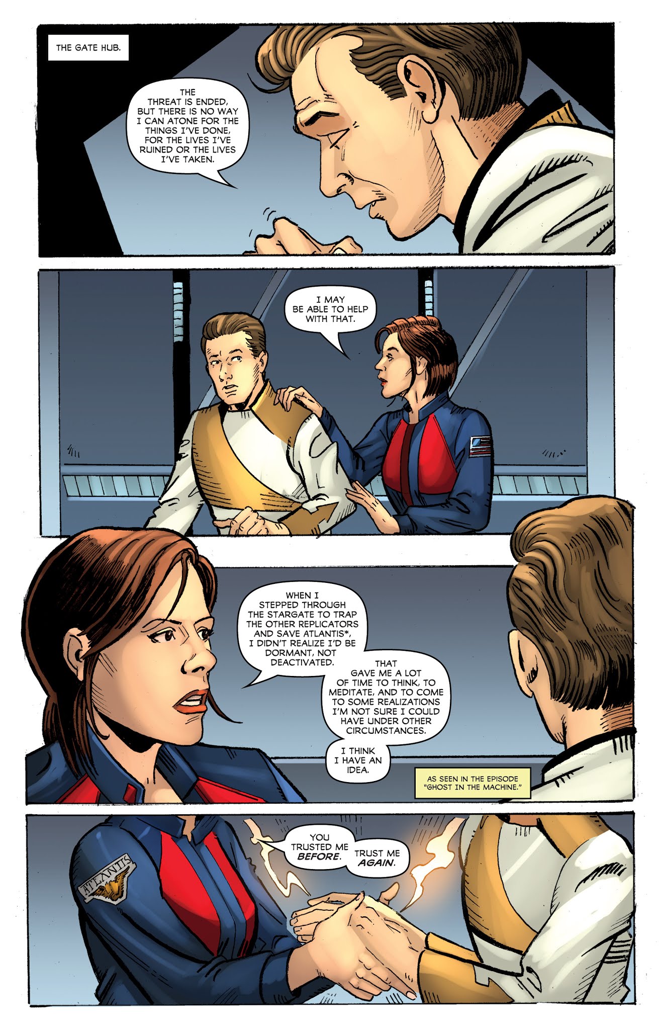 Read online Stargate Atlantis: Singularity comic -  Issue #3 - 17