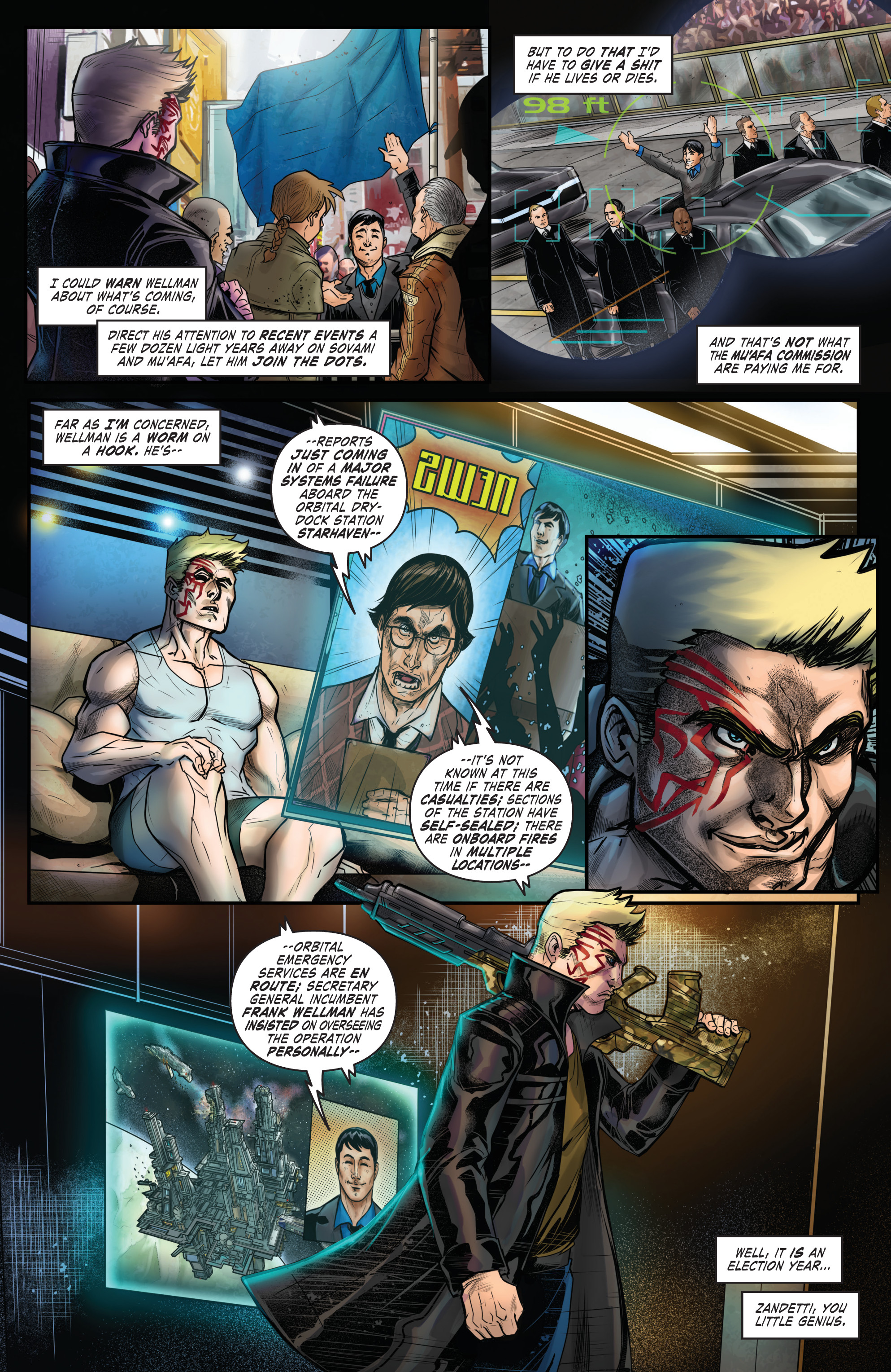 Read online Altered Carbon: Download Blues comic -  Issue # TPB - 103