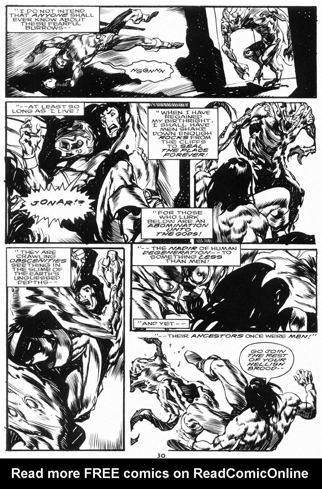 Read online The Savage Sword Of Conan comic -  Issue #224 - 32