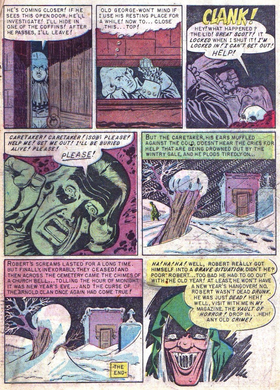 Read online Tales From The Crypt (1950) comic -  Issue #22 - 34