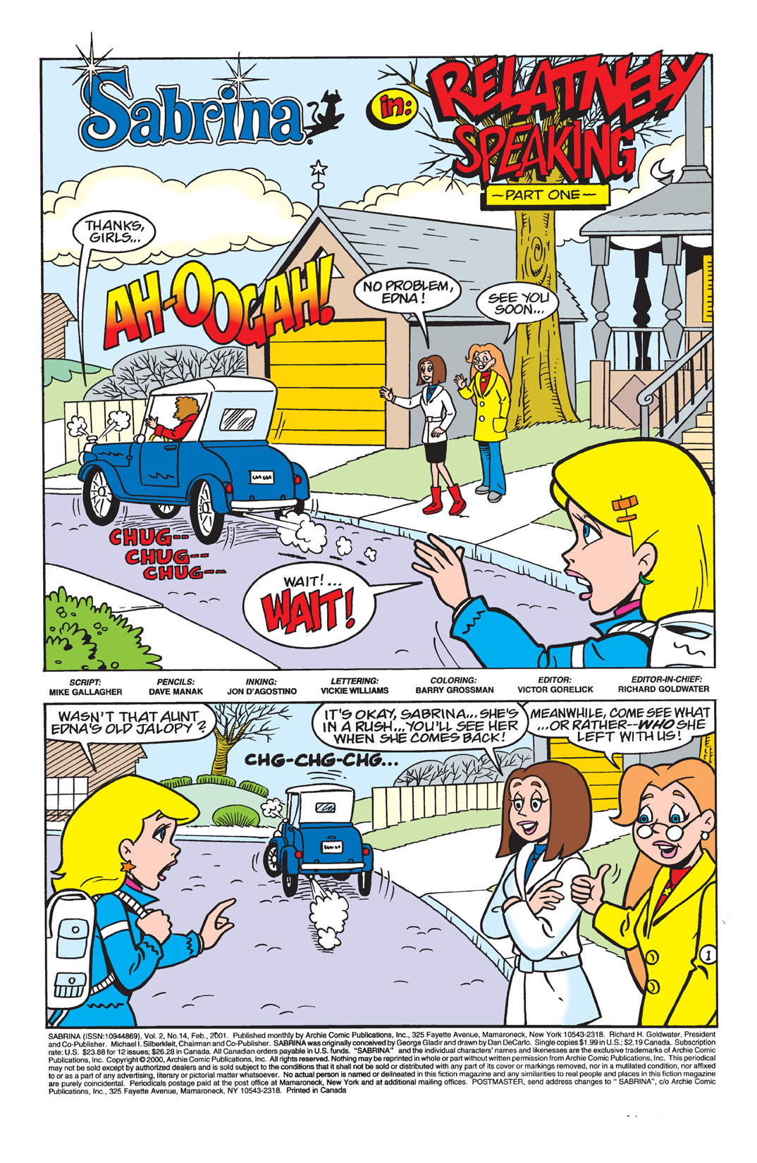 Read online Sabrina the Teenage Witch (2000) comic -  Issue #14 - 2