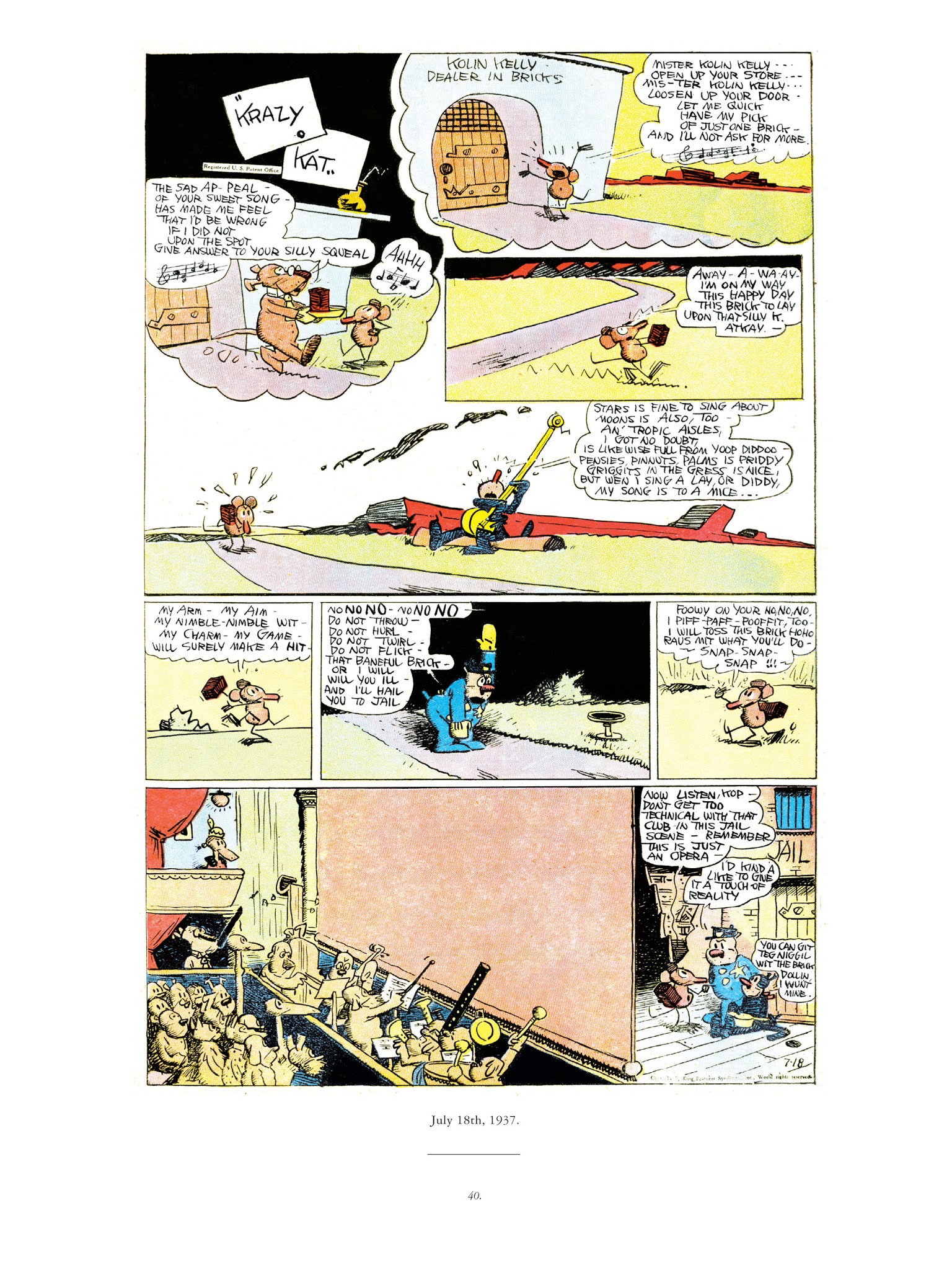 Read online Krazy & Ignatz comic -  Issue # TPB 10 - 38