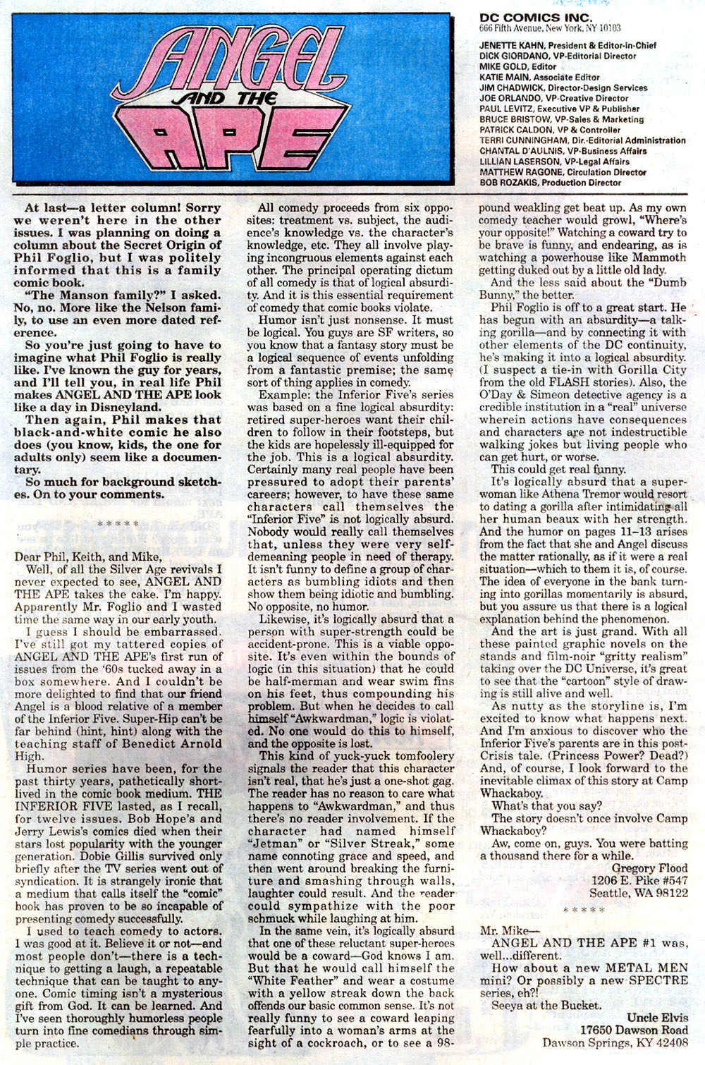 Read online Angel and the Ape (1991) comic -  Issue #4 - 24